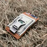 Old South Leather money Clip w/ Bottle Opener