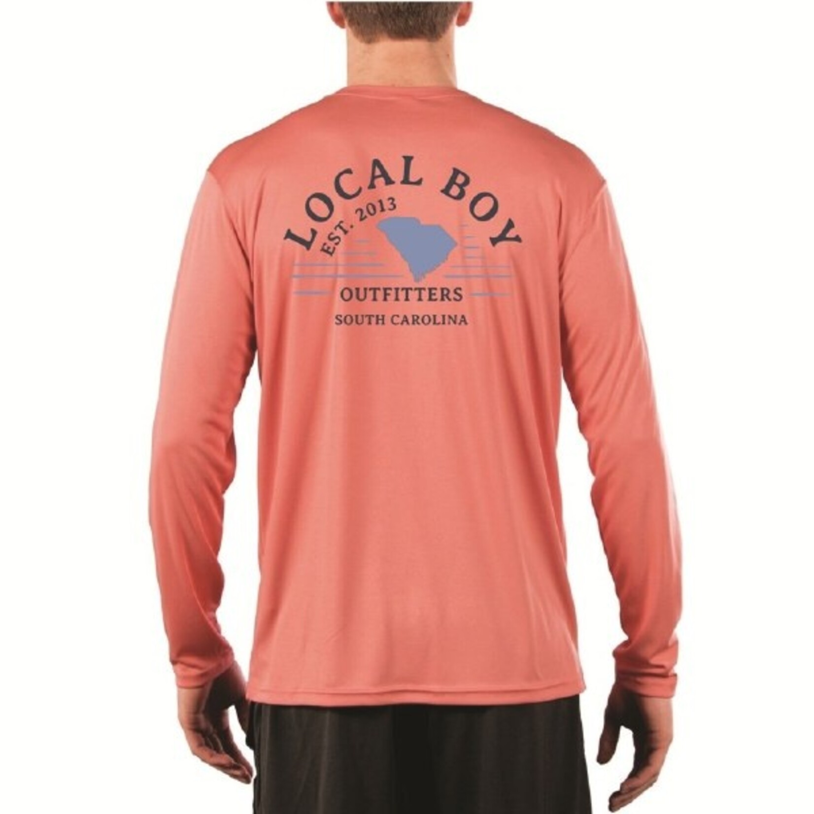 Local Boy Performance L/S State Lines SC Shirt