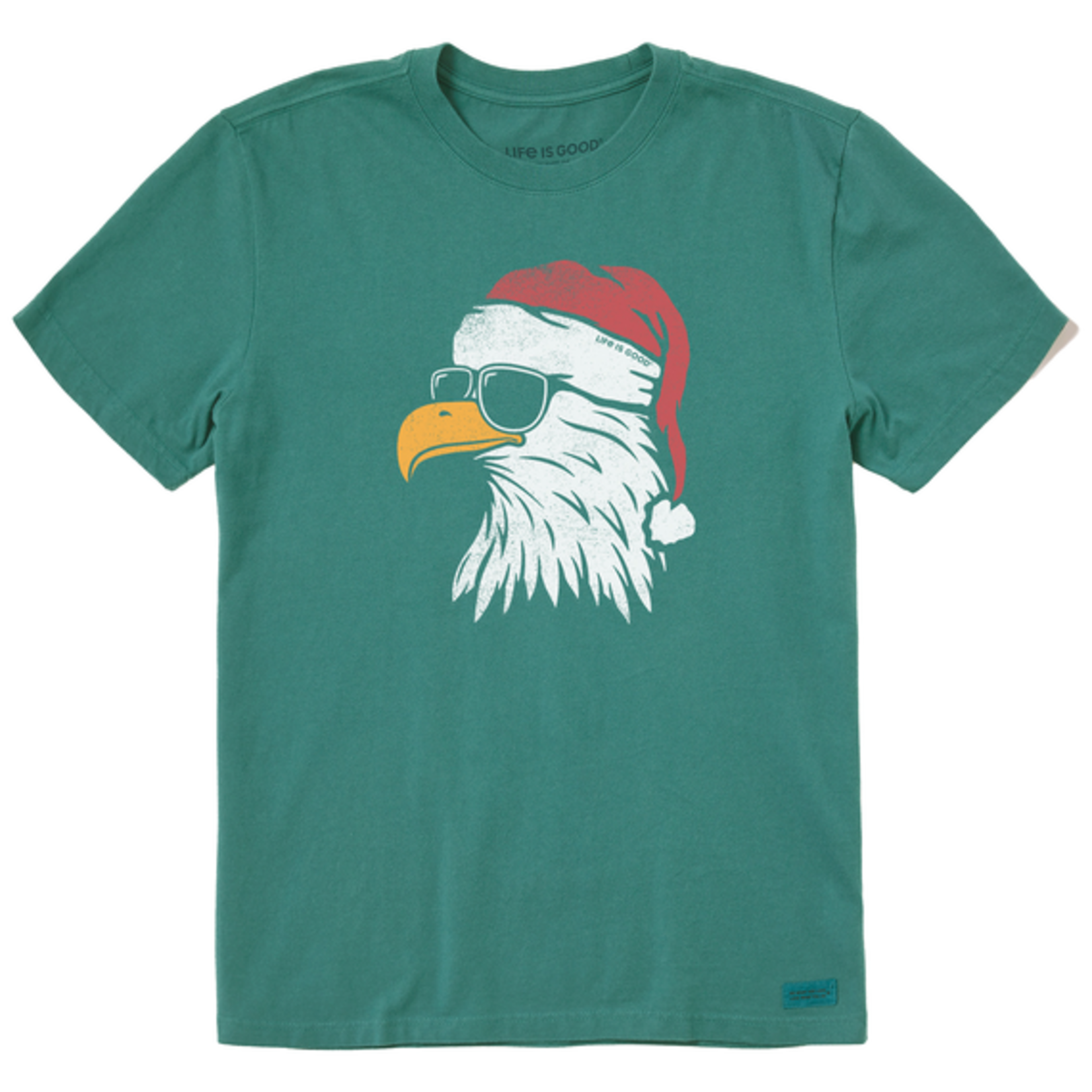 Life is Good Holiday Eagle Crusher Tee