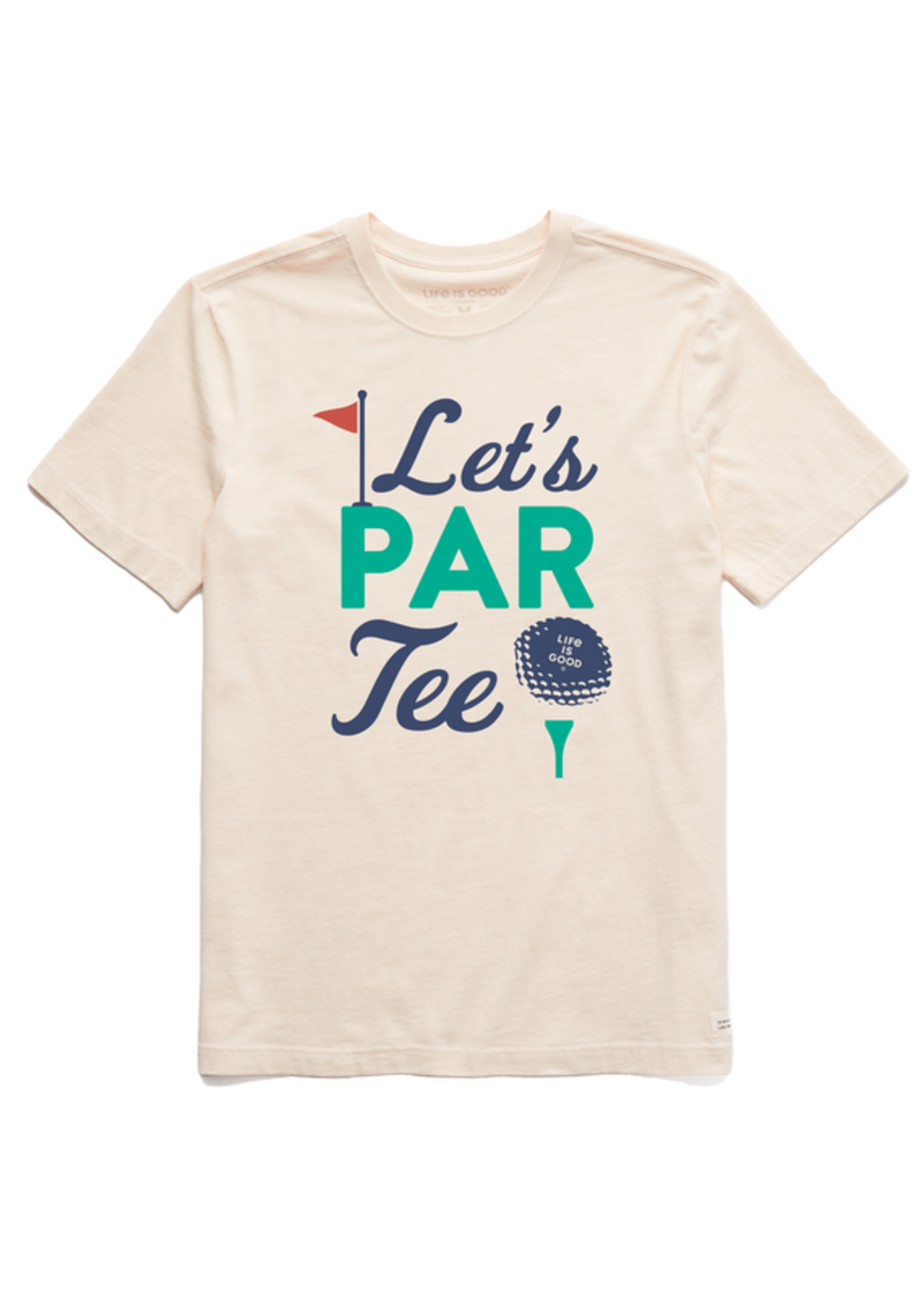 Life is Good Men's Crusher Tee Let's Partee