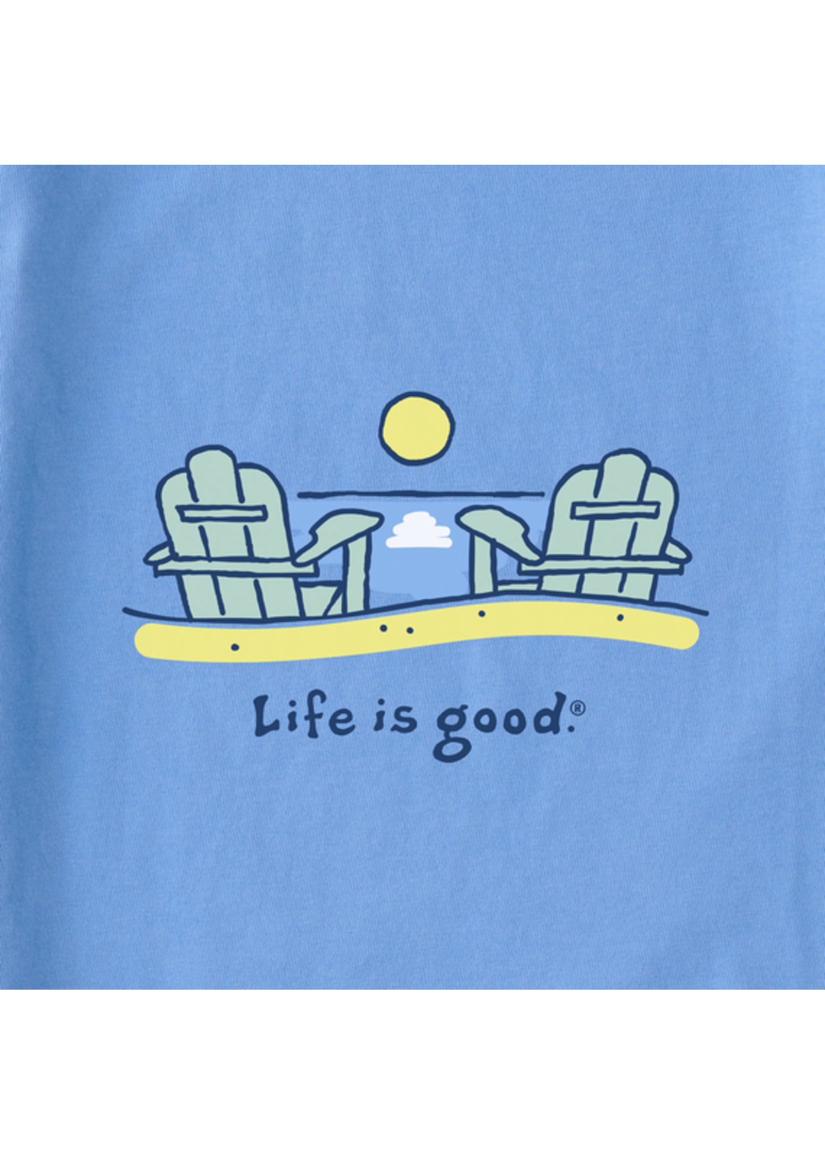Life is Good Women's Crusher Vee Beach Adirondacks