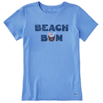 Life is Good Women's Crusher-LITE Beach Bum Tropical Drink Tee