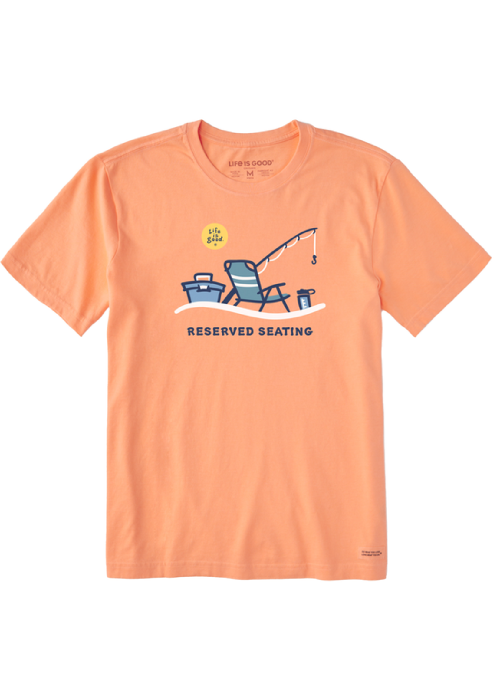 Life is Good Men's Crusher-Lite Tee Reserved Seating