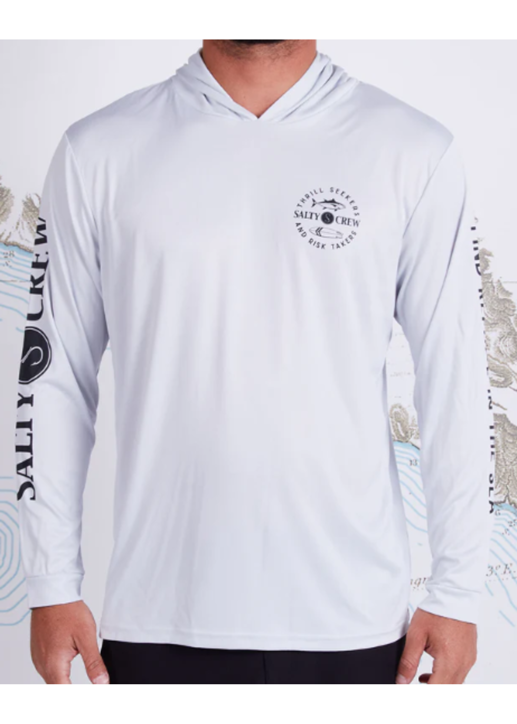 Salty Crew Flip Flop Hood Sunshirt