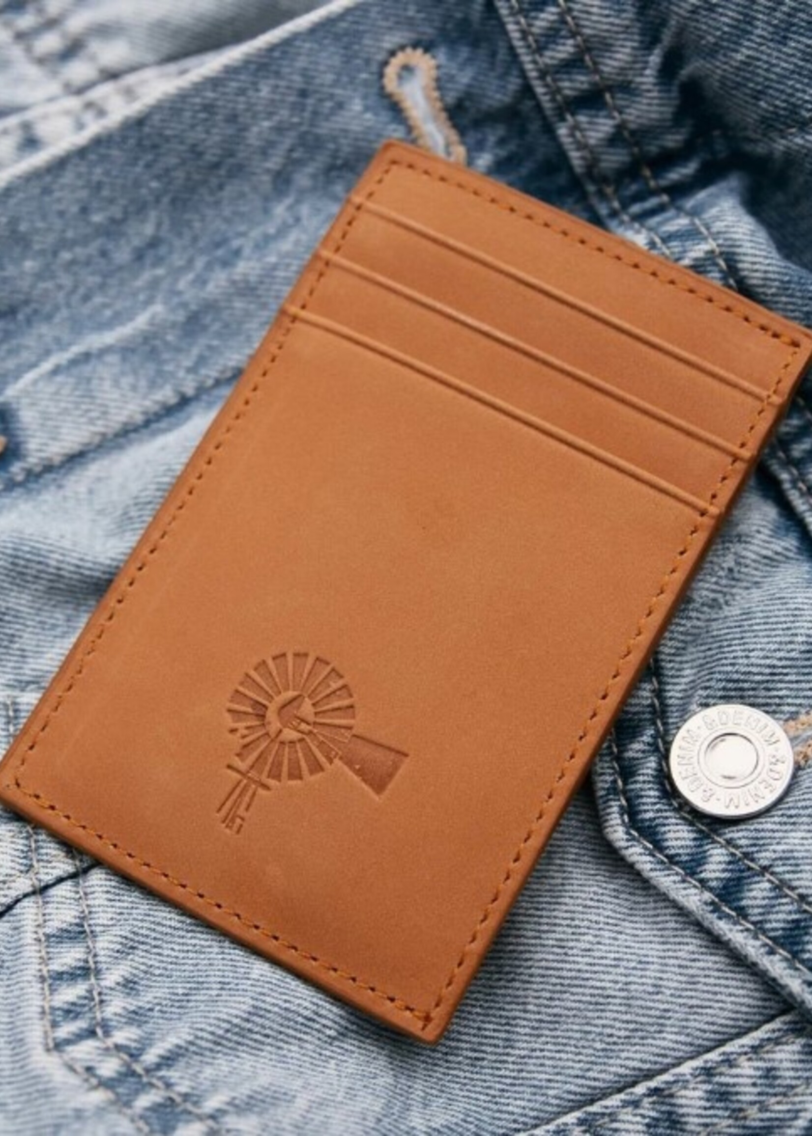 Old South Leather money Clip w/ Bottle Opener