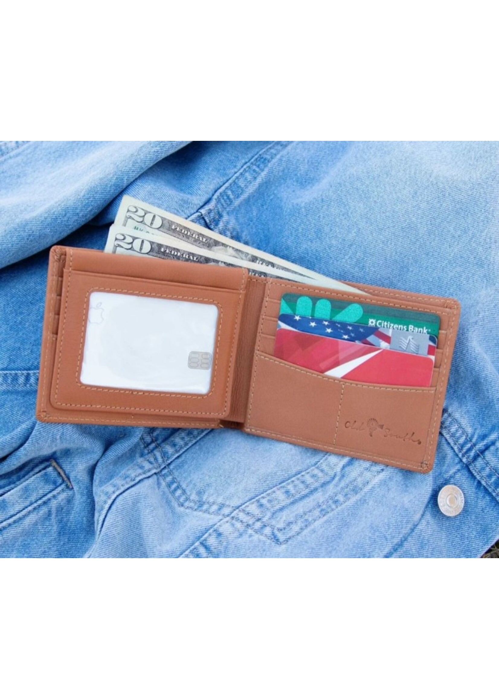 Old South Leather Bifold Wallet