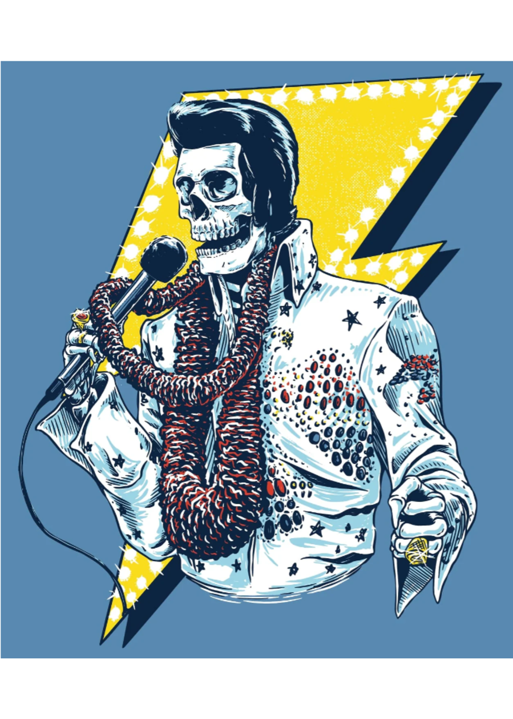 Old Row The Skelvis Pocket Tee