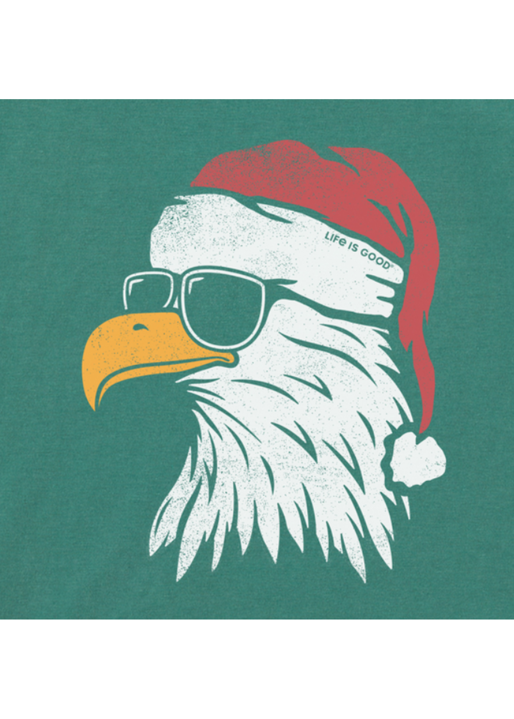 Life is Good Holiday Eagle Crusher Tee