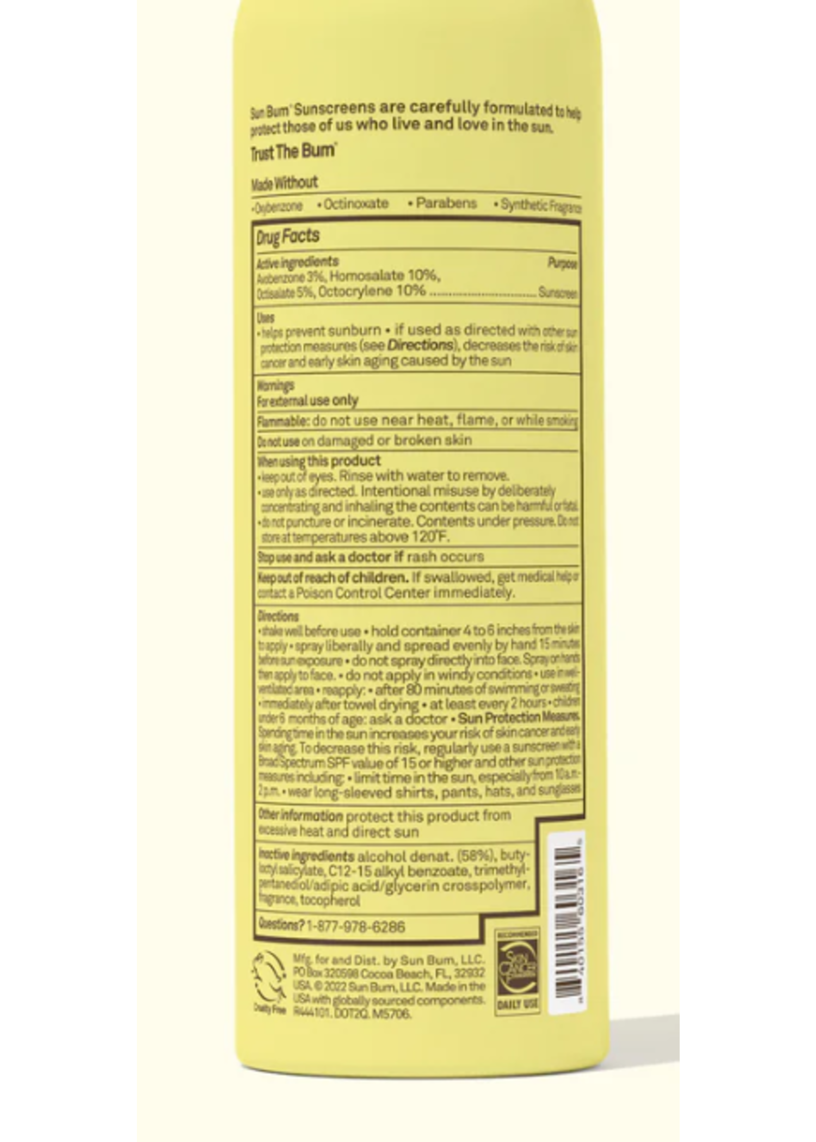SUN BUM Kids SPF 50 Spray 6OZ