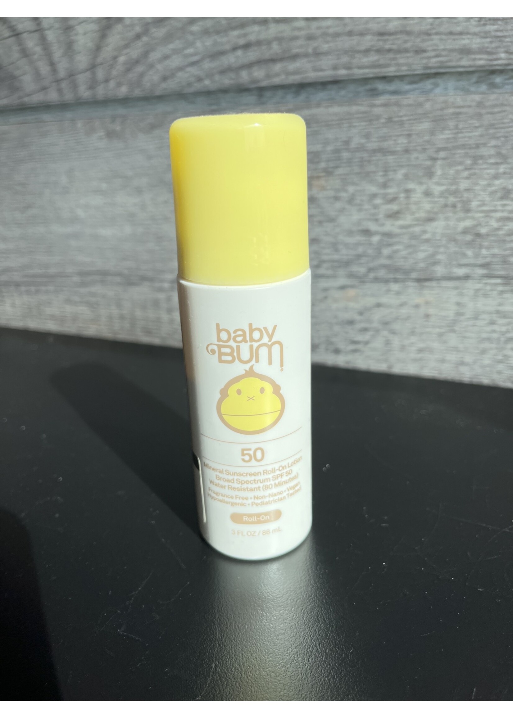 SUN BUM Baby Bum SPF 50 Sunscreen Roll-On Lotion 3OZ
