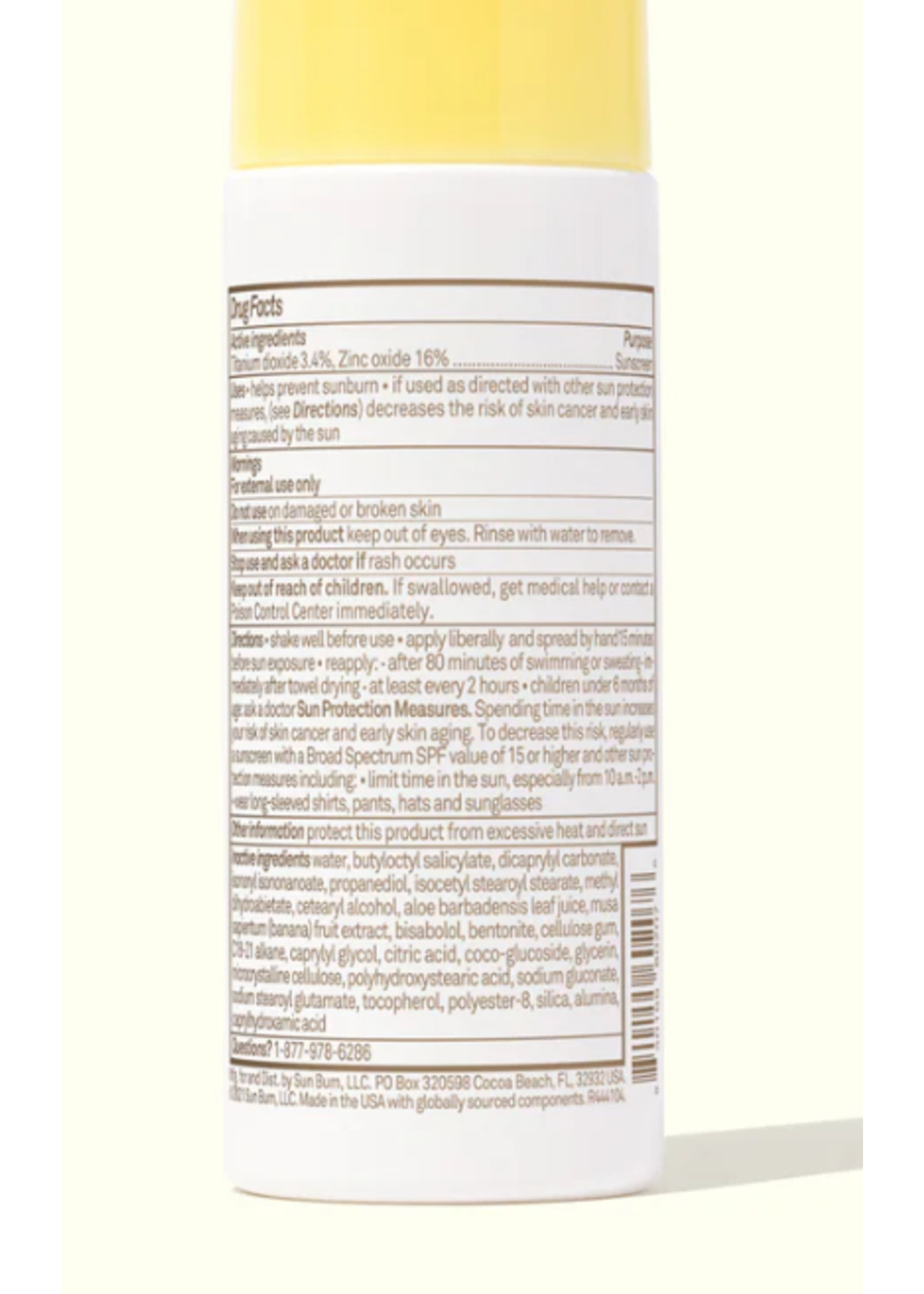 SUN BUM Baby Bum SPF 50 Sunscreen Roll-On Lotion 3OZ