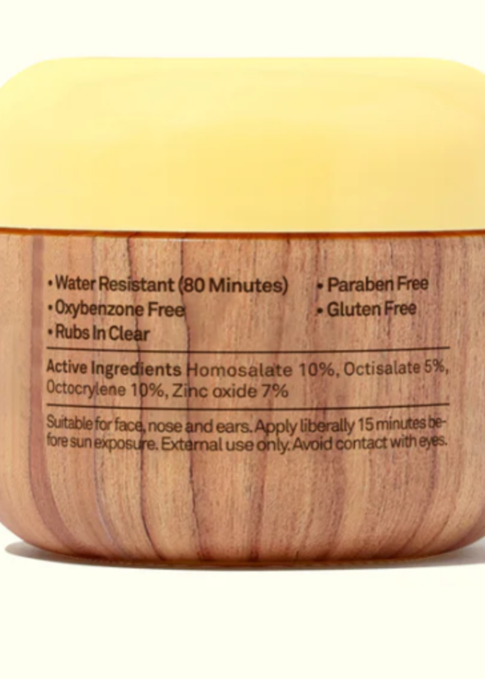SUN BUM SPF 50 Face Cream w/ Zinc Oxide
