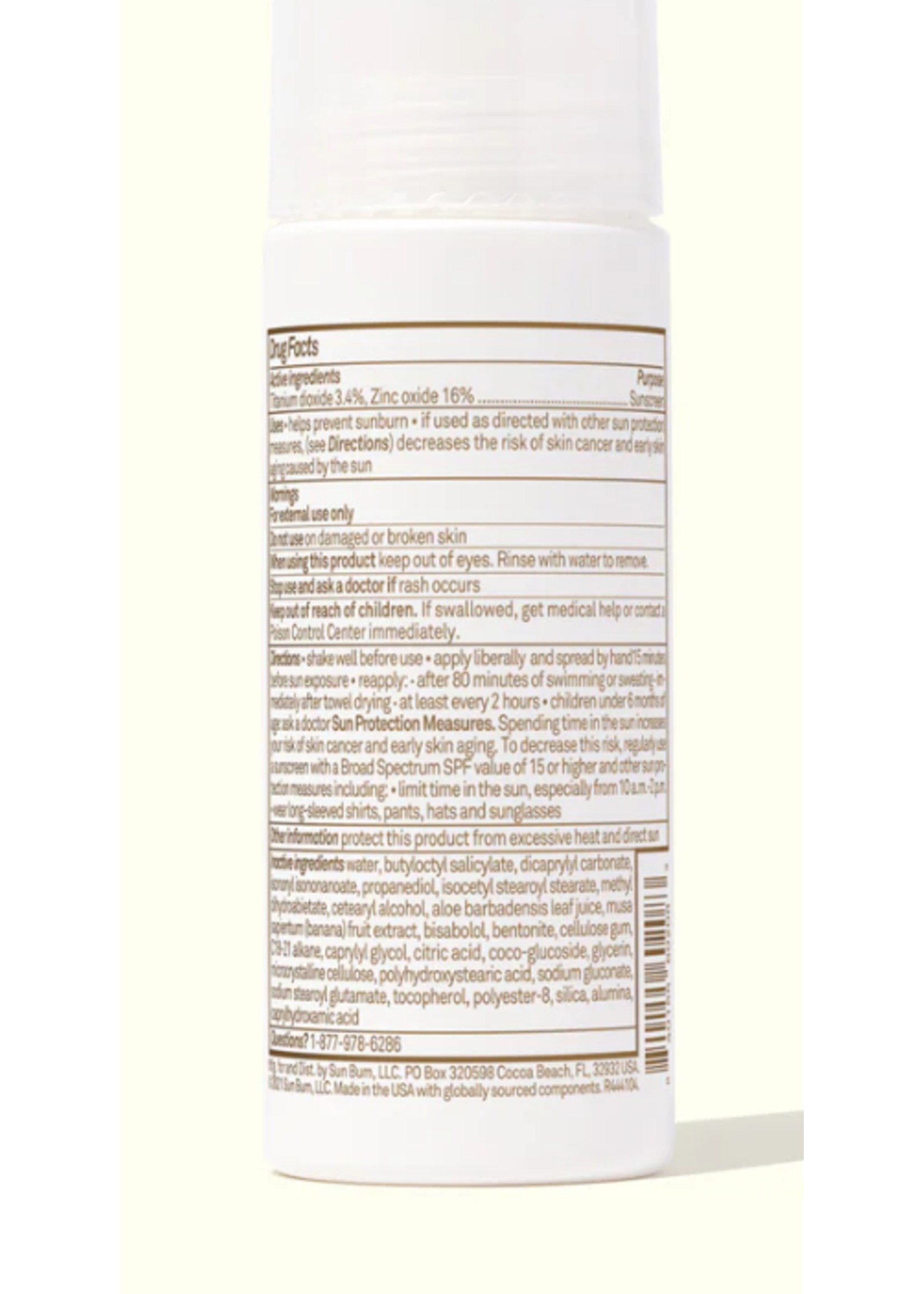 SUN BUM Mineral SPF 50 Sunscreen Roll-On Lotion