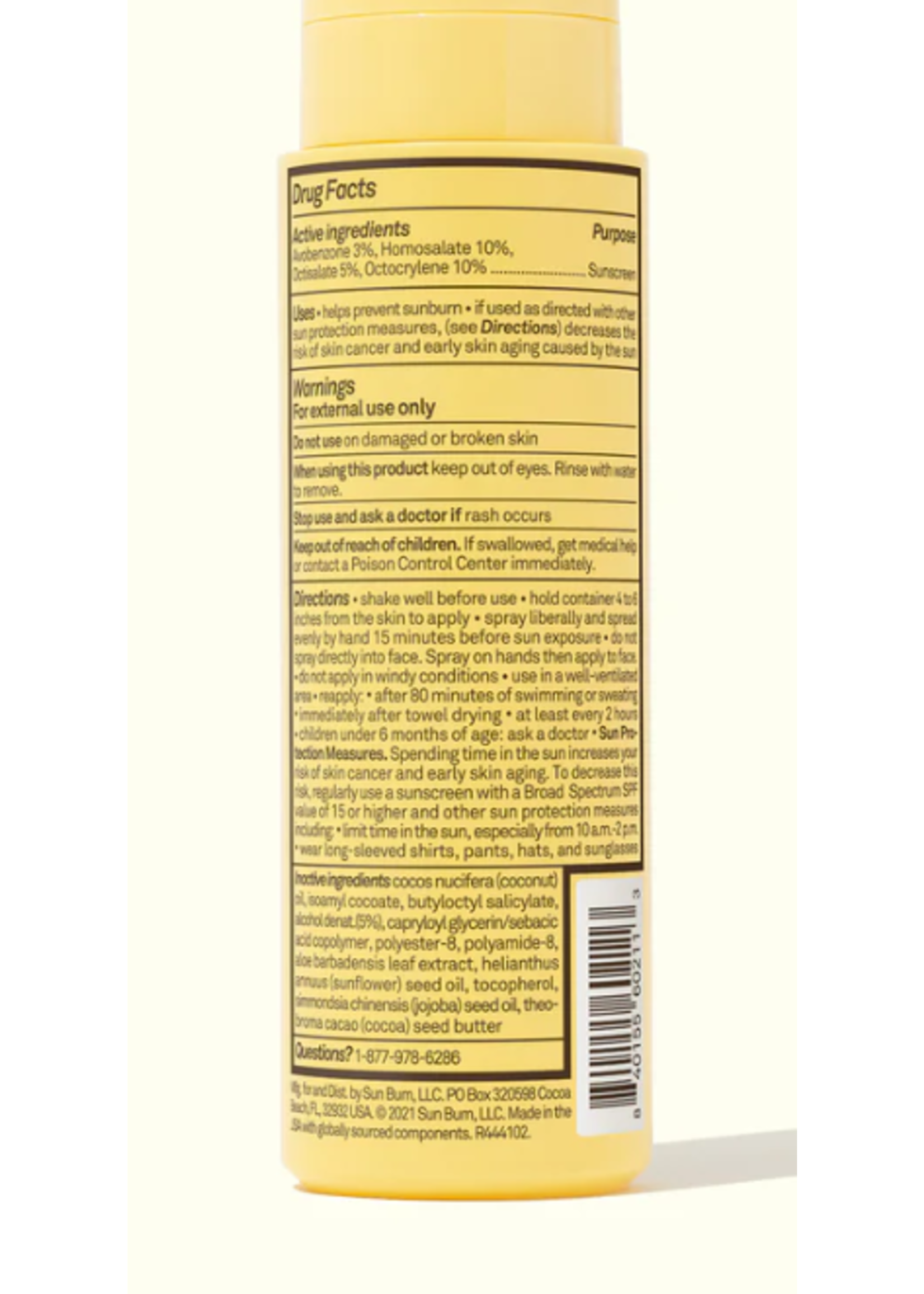 SUN BUM SPF 30 Sunscreen Oil 5OZ