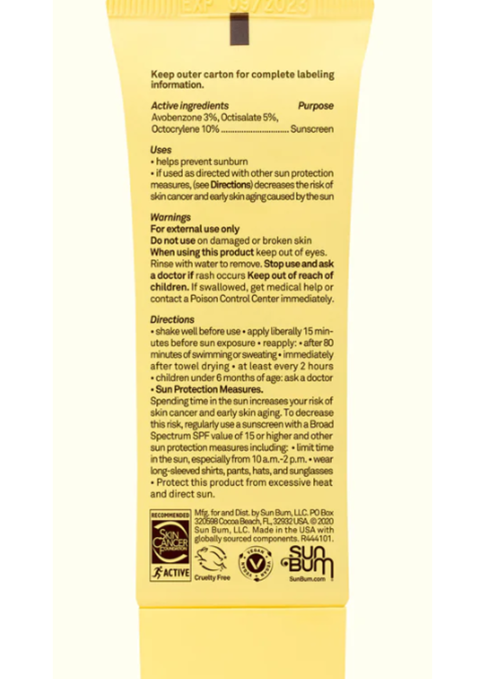 SUN BUM Glow SPF 30 Sunscreen Face Lotion