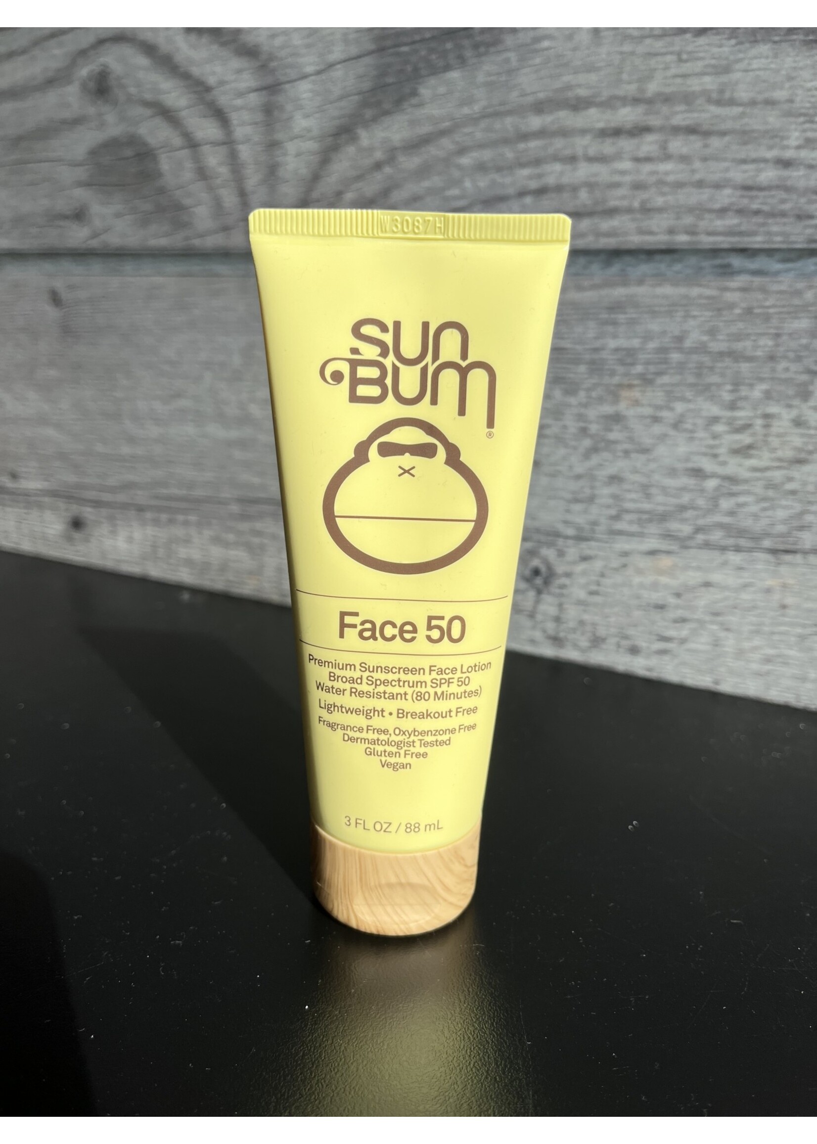 SUN BUM SPF 50 Clear Sunscreen Face Lotion  3 oz