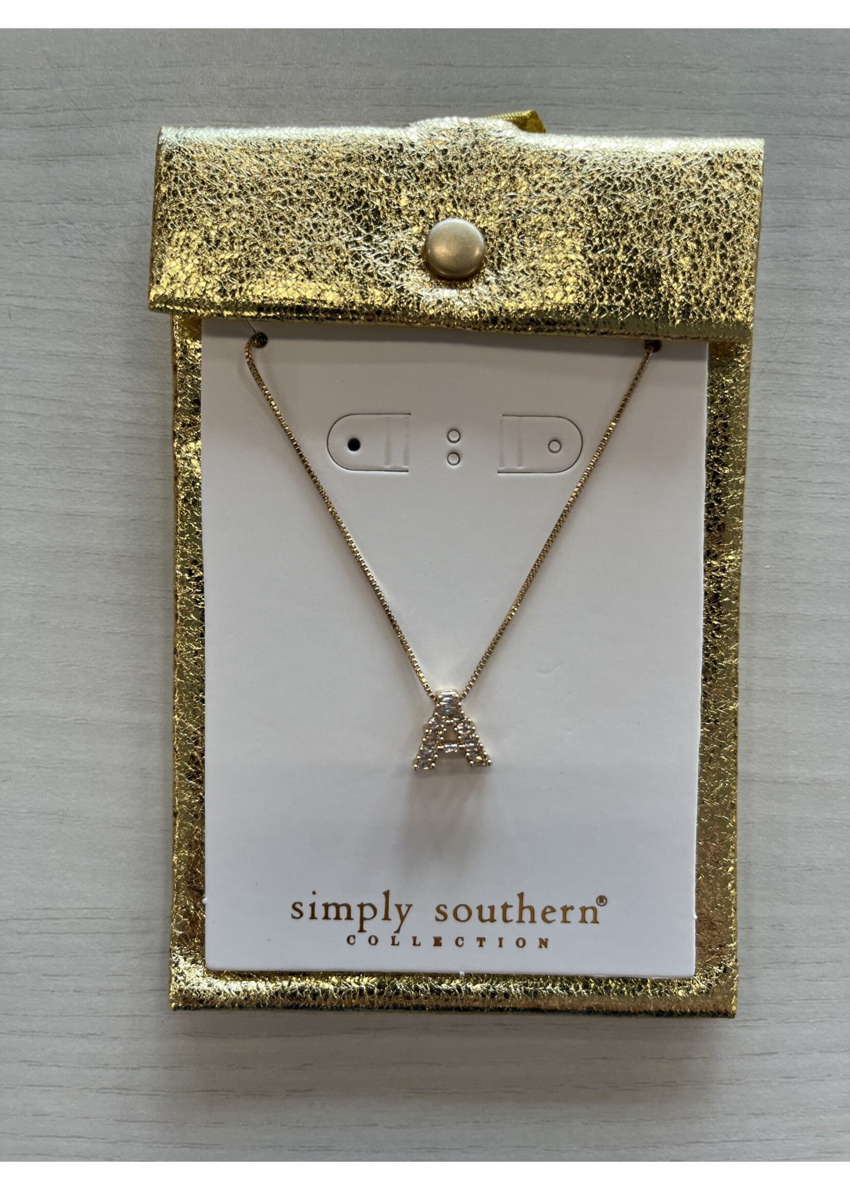 Simply Southern Jeweled Initial Necklace