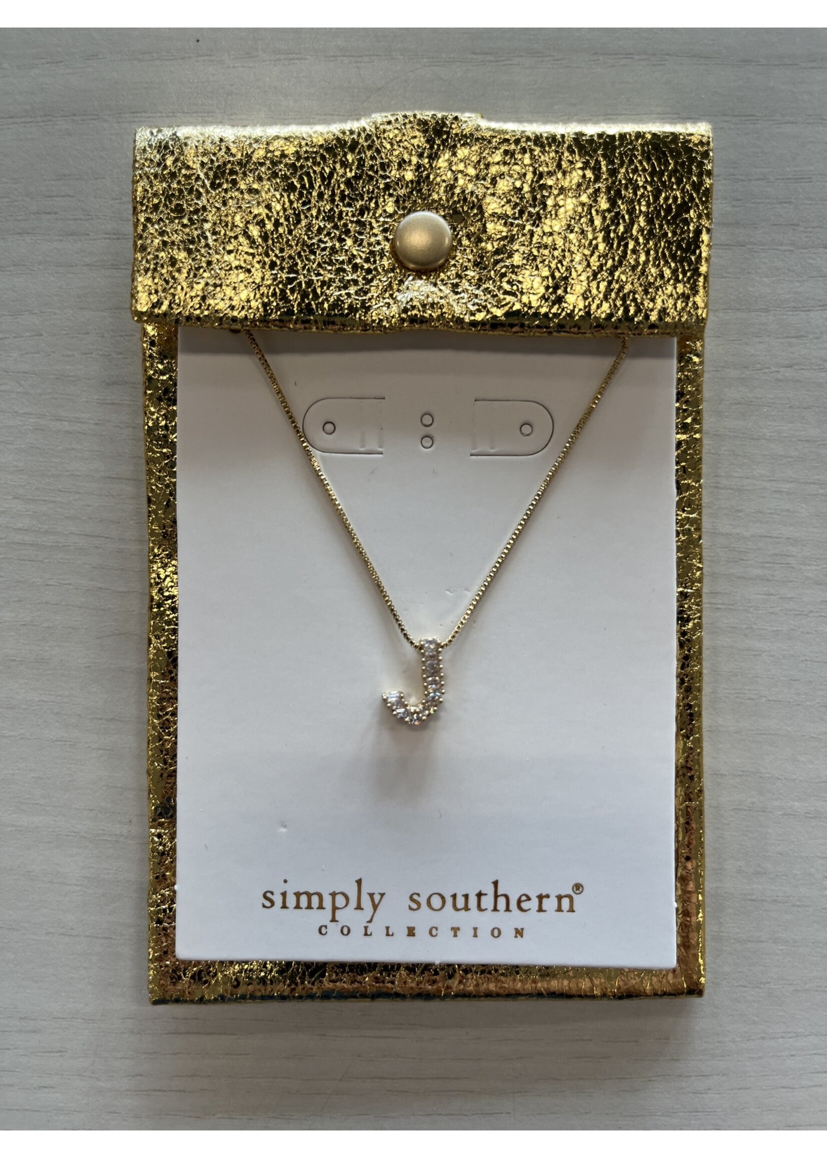 Simply Southern Jeweled Initial Necklace