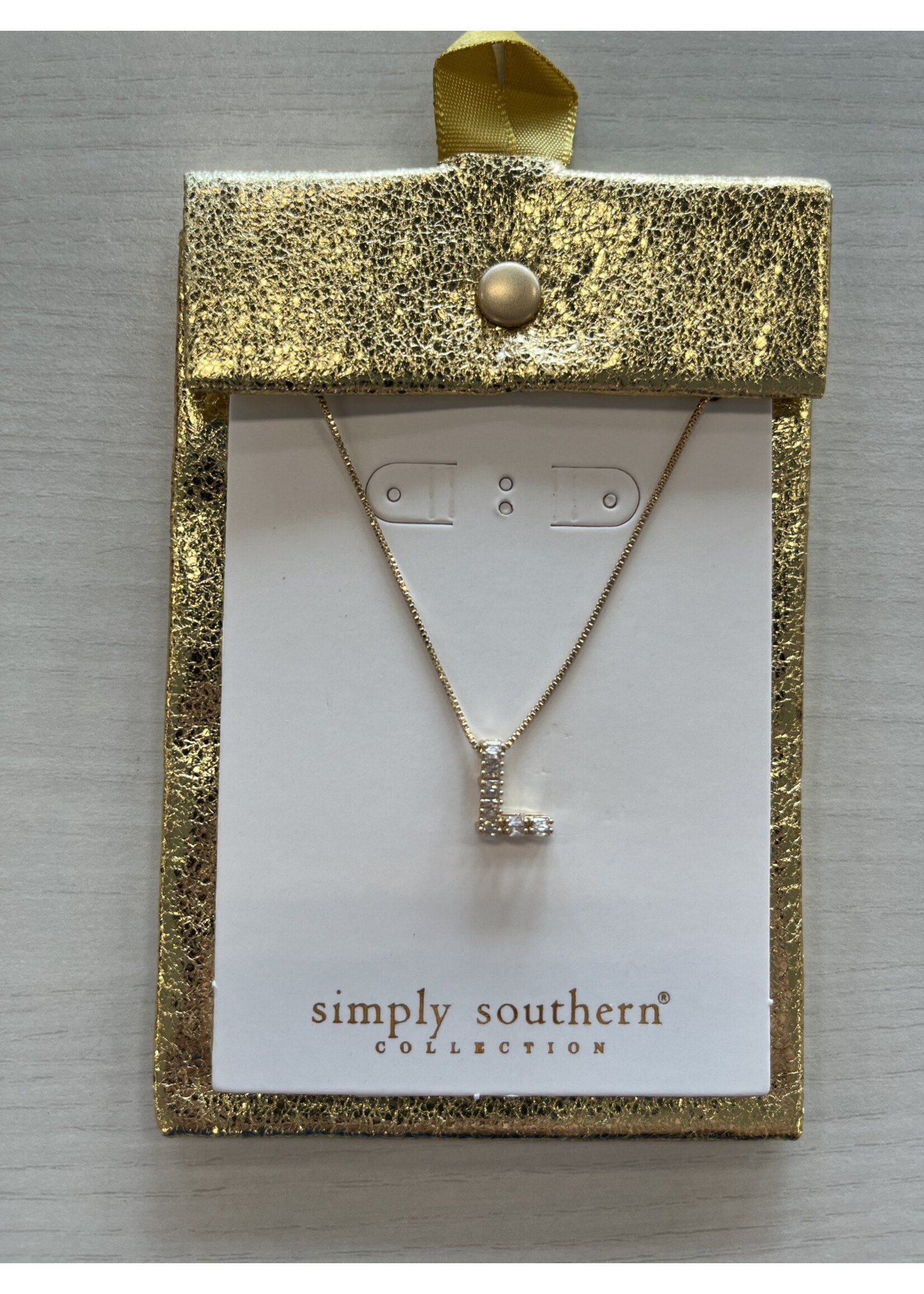 Simply Southern Jeweled Initial Necklace
