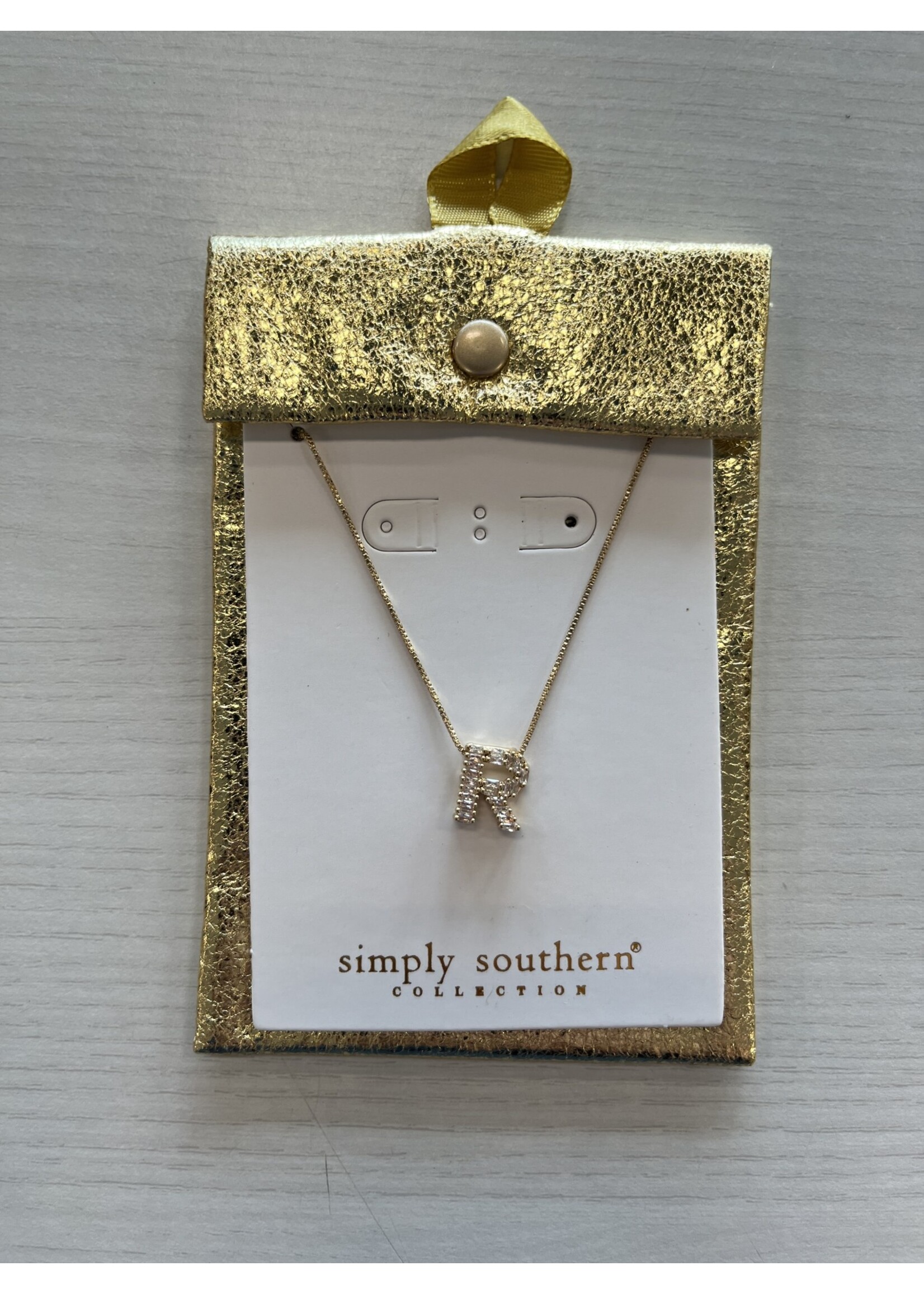 Simply Southern Jeweled Initial Necklace