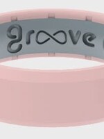 Groove Life Edge Rose Quarts Thin Ring