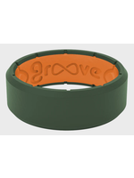Groove Life Edge Silicone Ring Moss Green/Orange