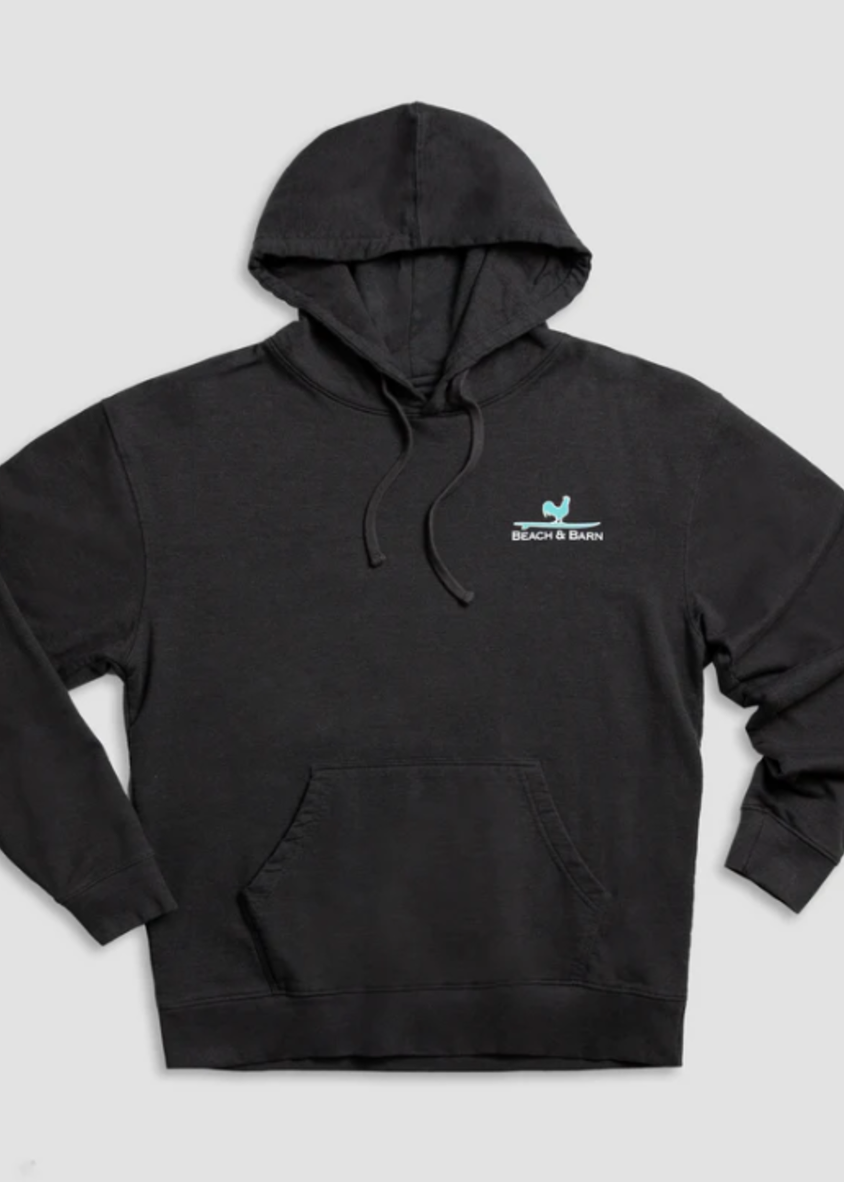 Beach and Barn Surfing Rooster Hooded Sweatshirt