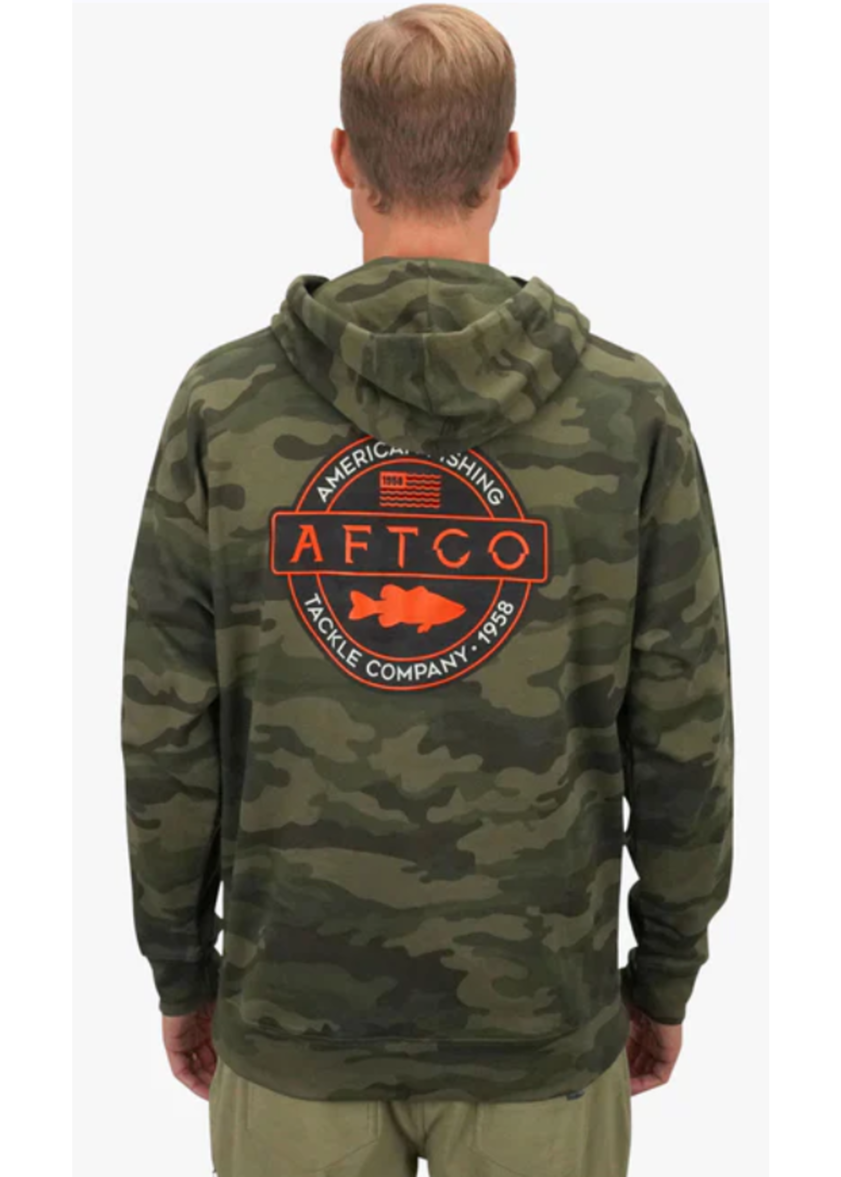AFTCO Bass Patch Pullover Hoodie