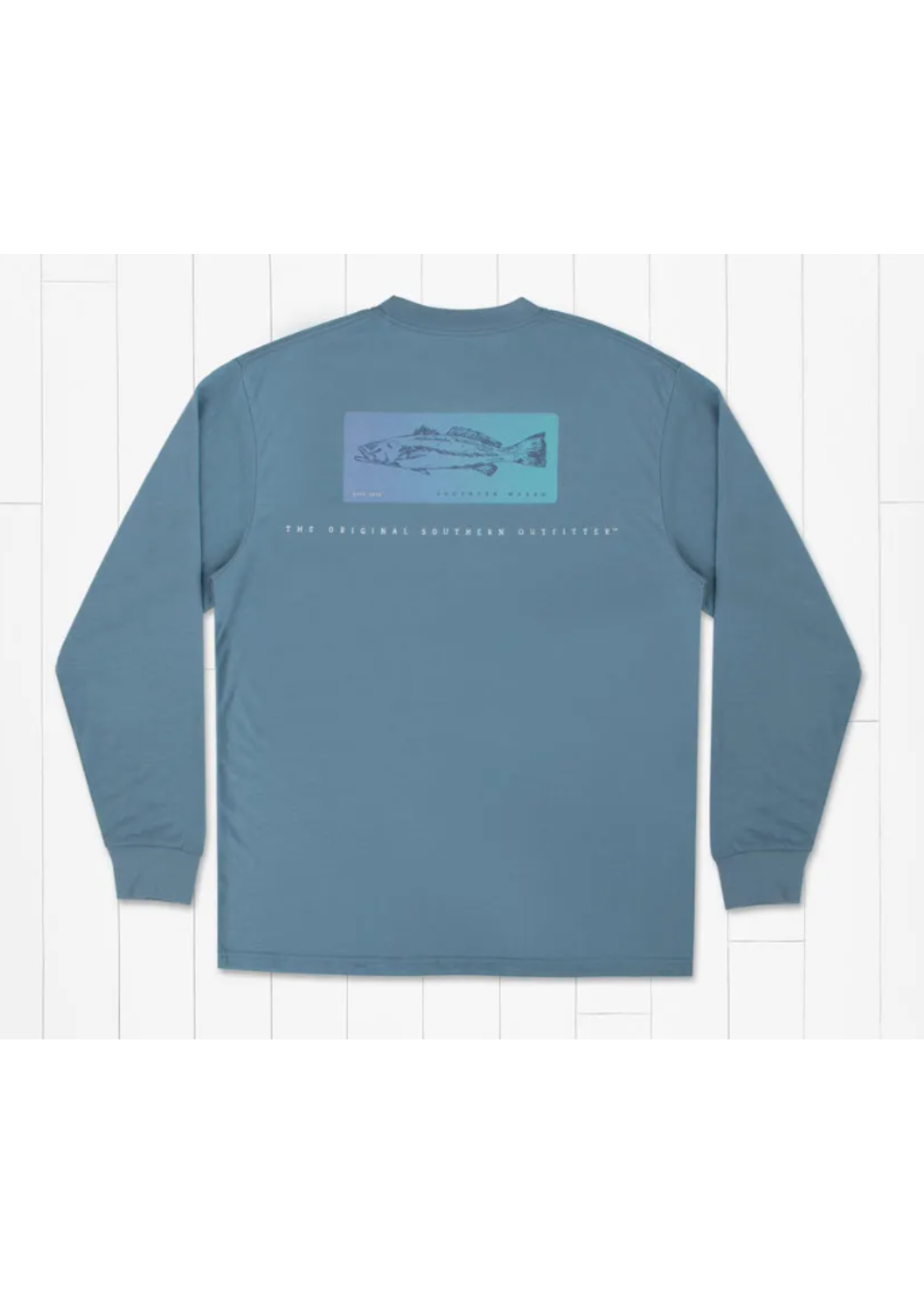 Southern Marsh Trout Fade L/S Field Tee
