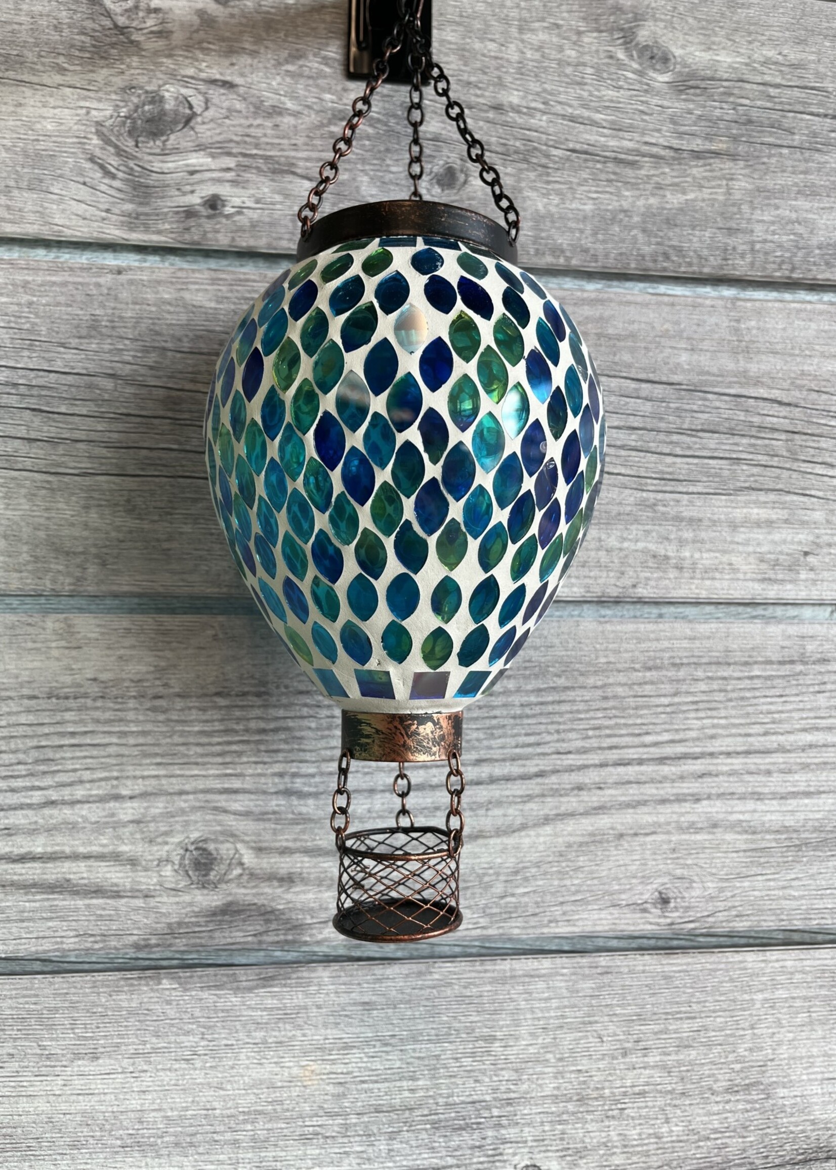 Regal Art and Gift Mosaic Hot Air Balloon - Blue