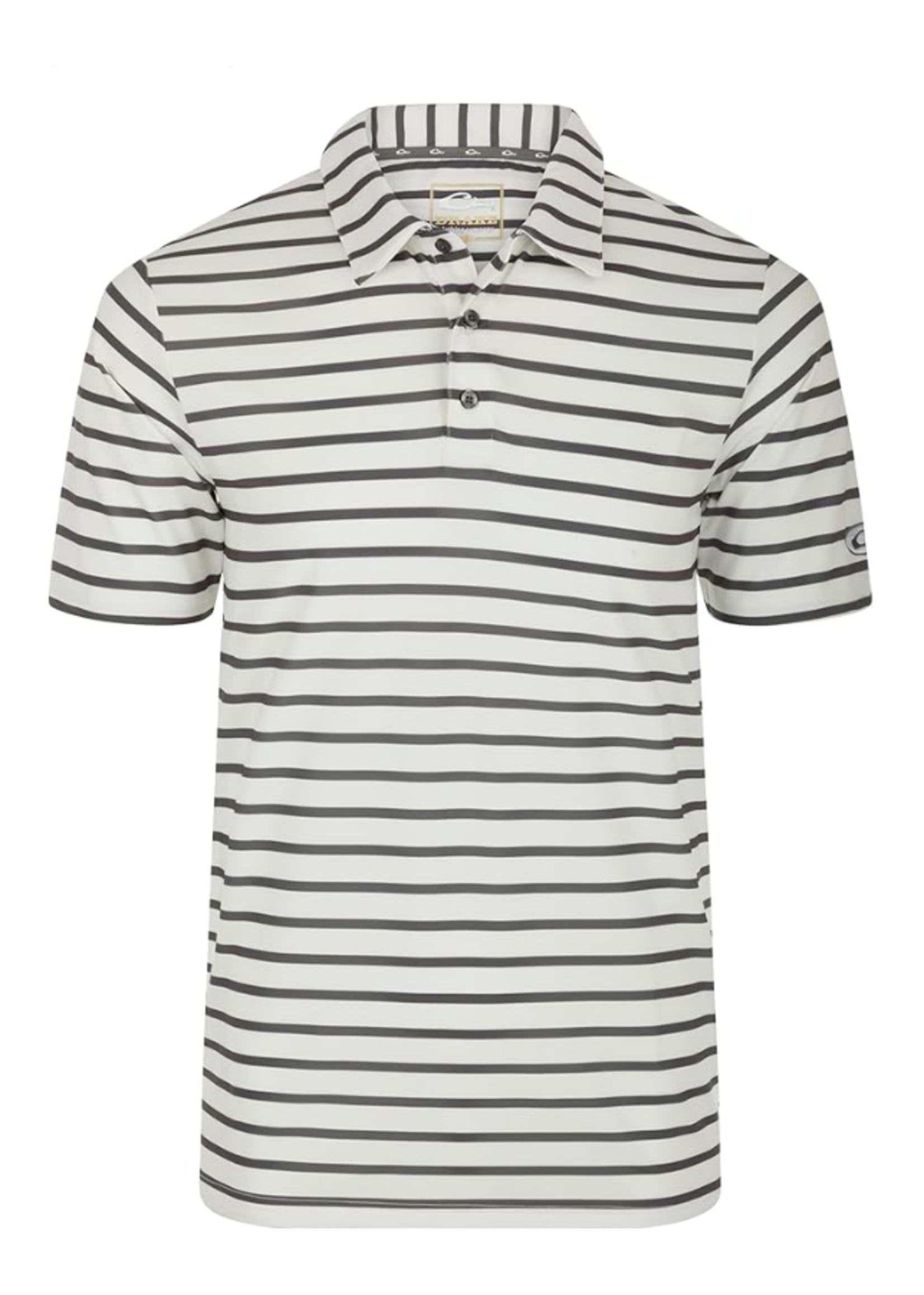 Drake Performance Stretch Striped Polo