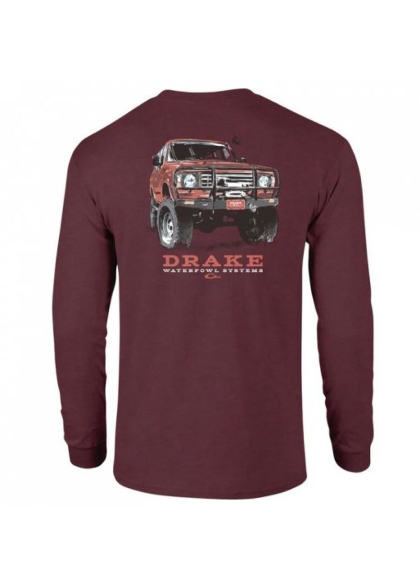 Drake Red 4x4 L/S Tee