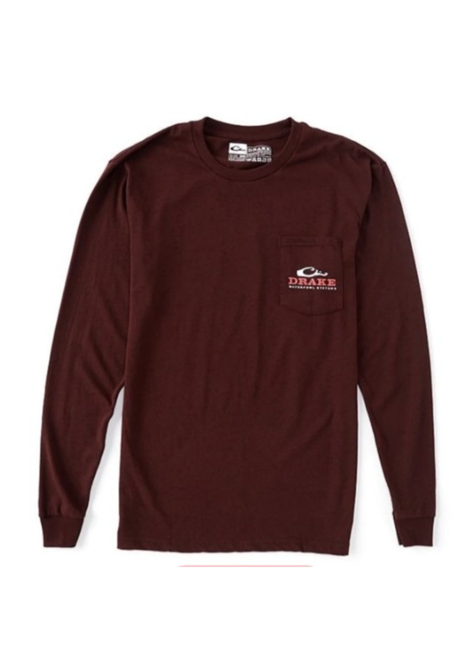 Drake Red 4x4 L/S Tee