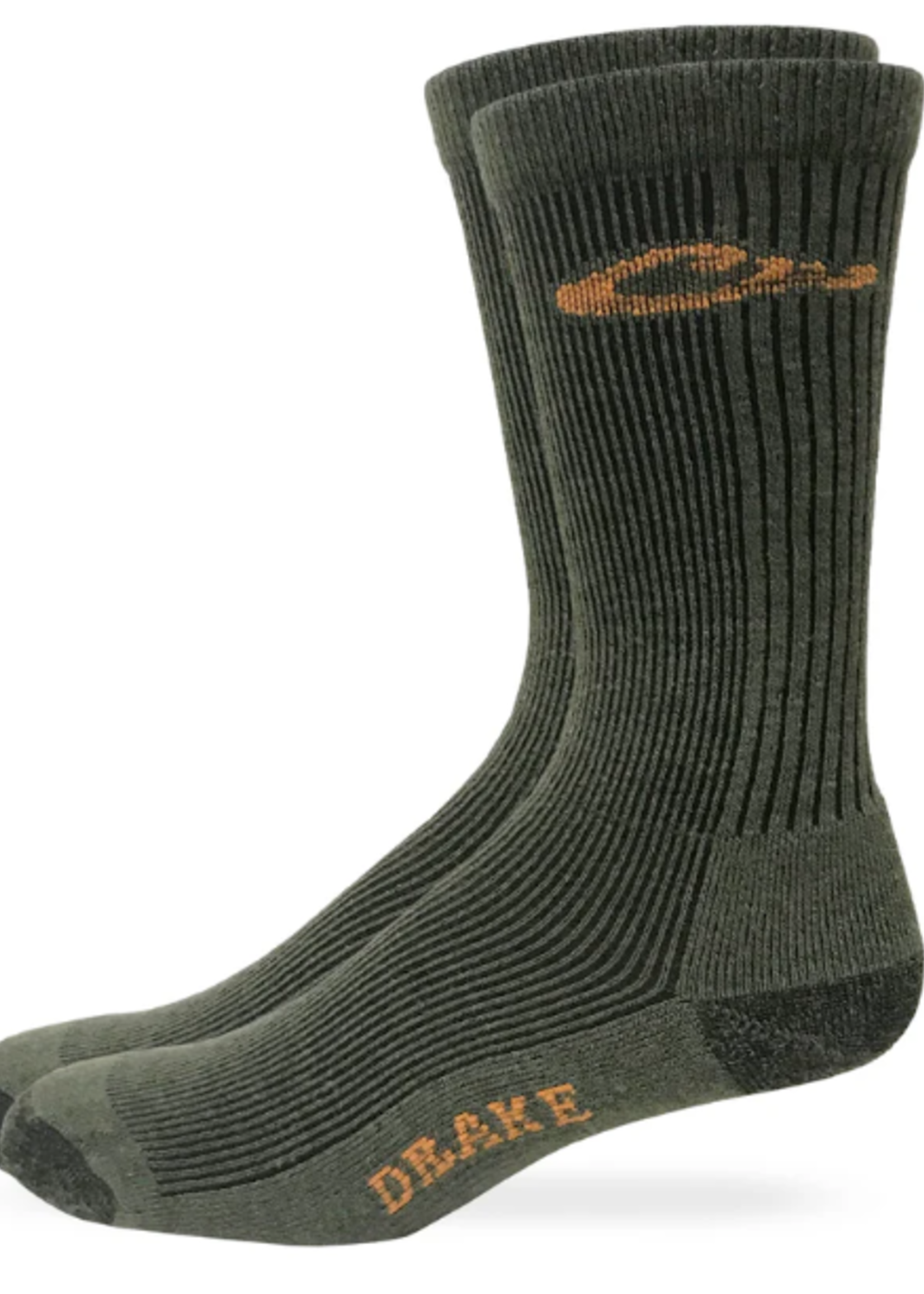 Drake Drake Seamless Toe Merino Wool Blend Crew Socks