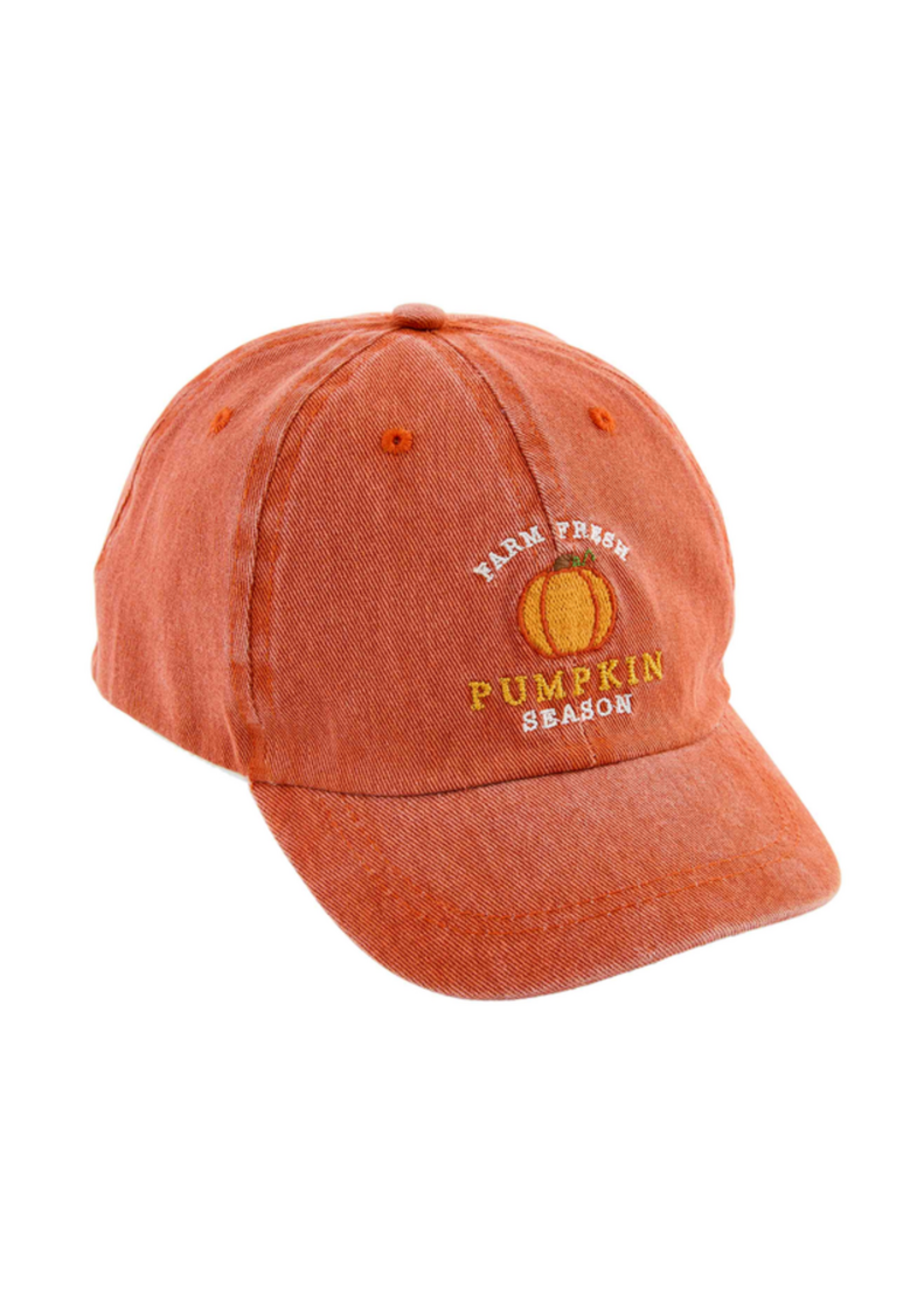 Mud Pie Orange Pumpkin Patch Hat