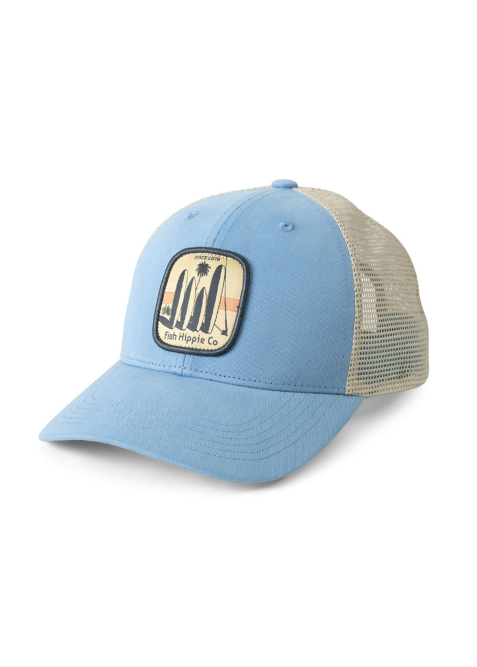 Fish Hippie Quatro Trucker Hat - Dusk Blue