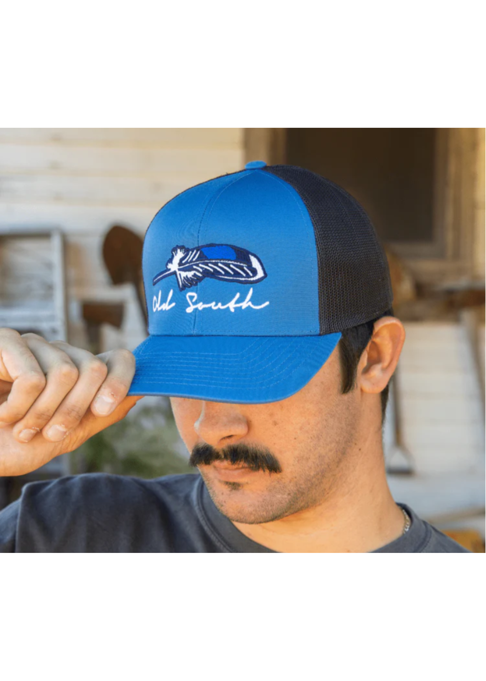 Old South American Feather Trucker Hat