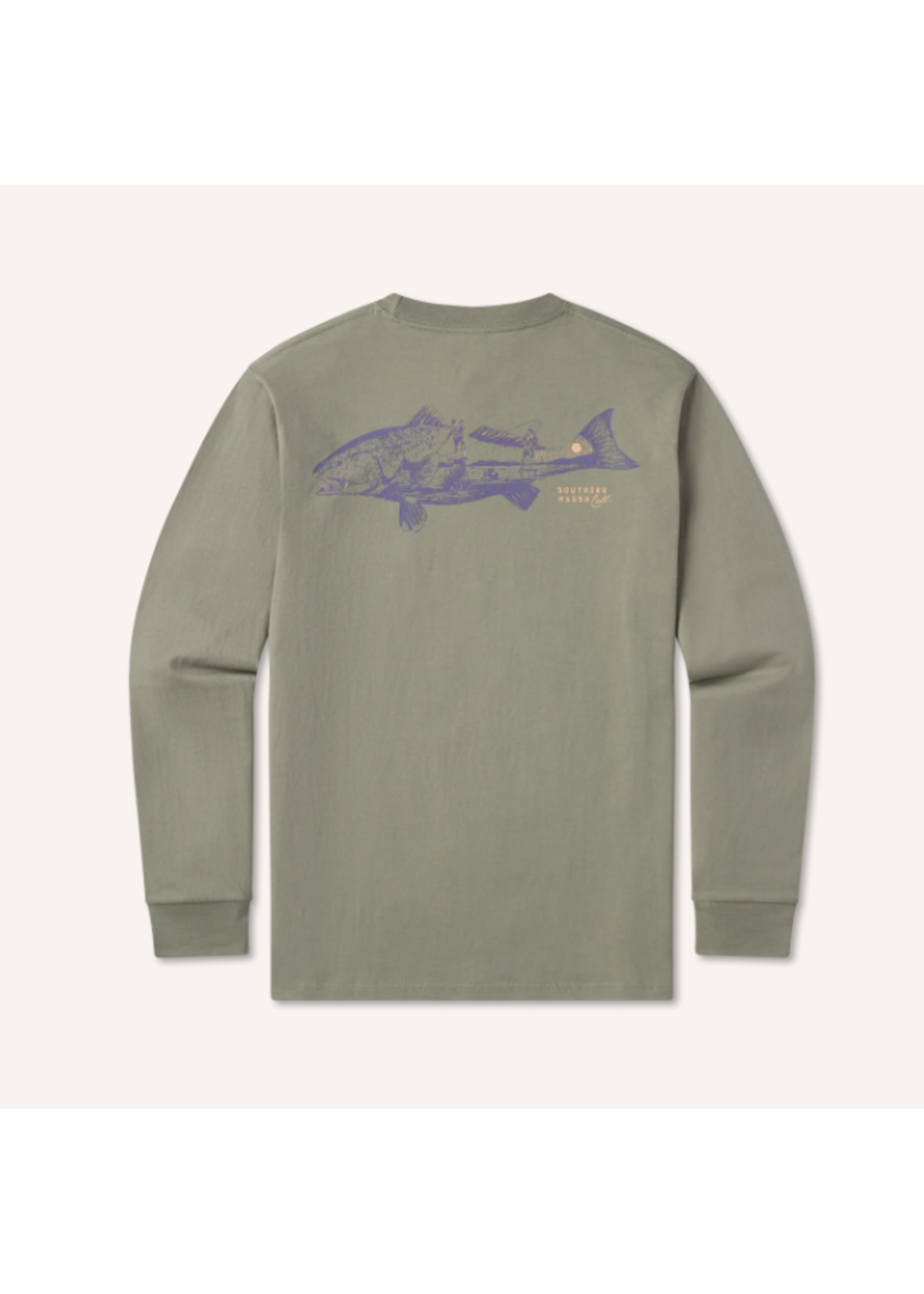Southern Marsh L/S Sunset Spots Tee