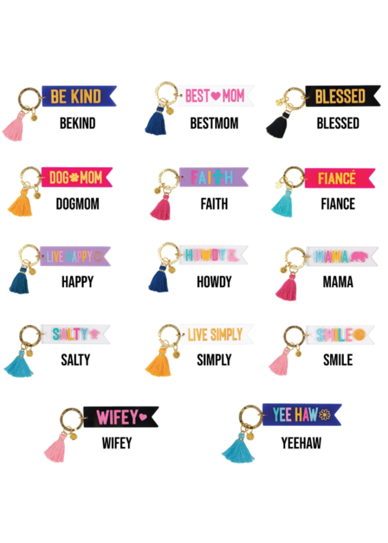 Simply Southern AcrylickeyChain