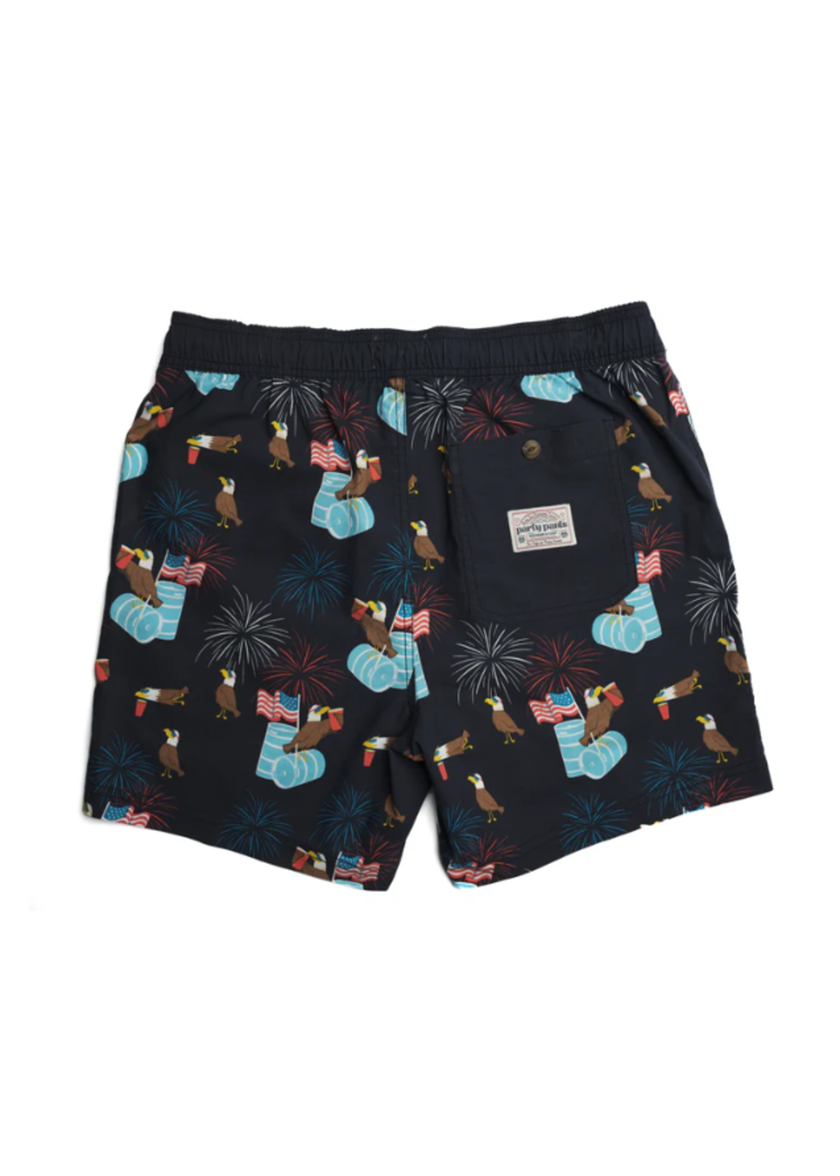 Party Pants Old Glory shorts Navy