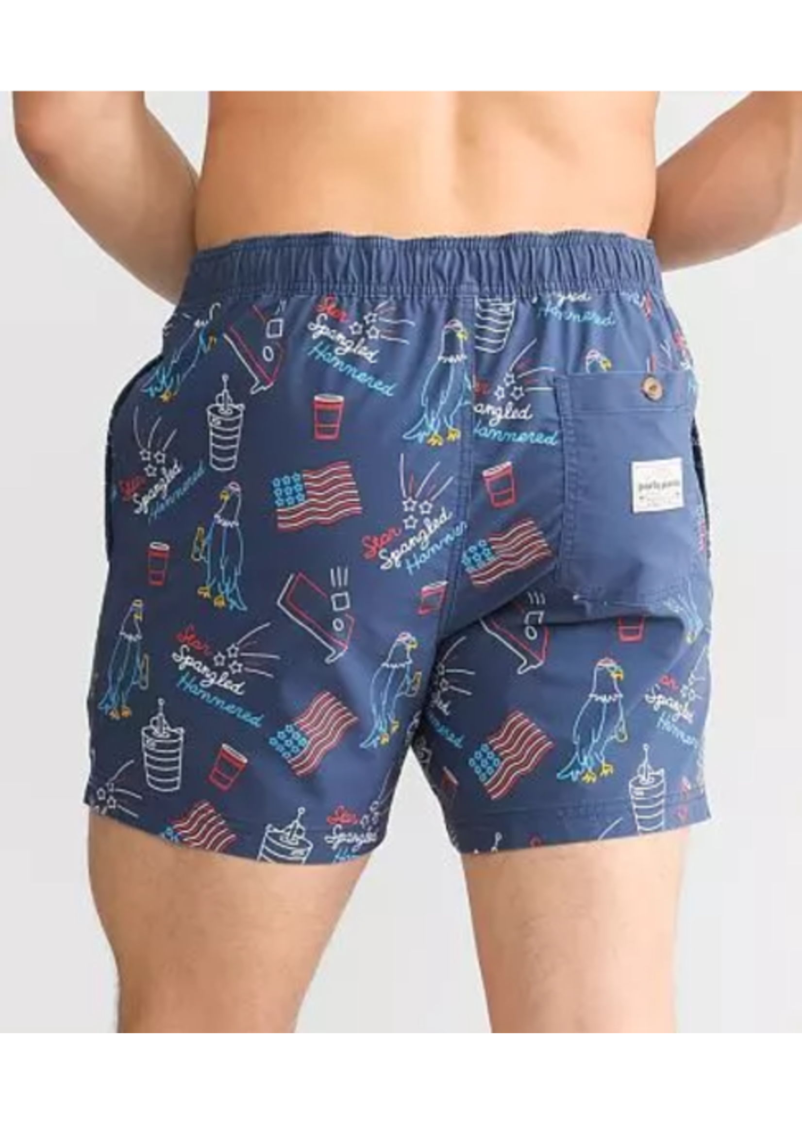 Party Pants Star Spangled Hammered Short