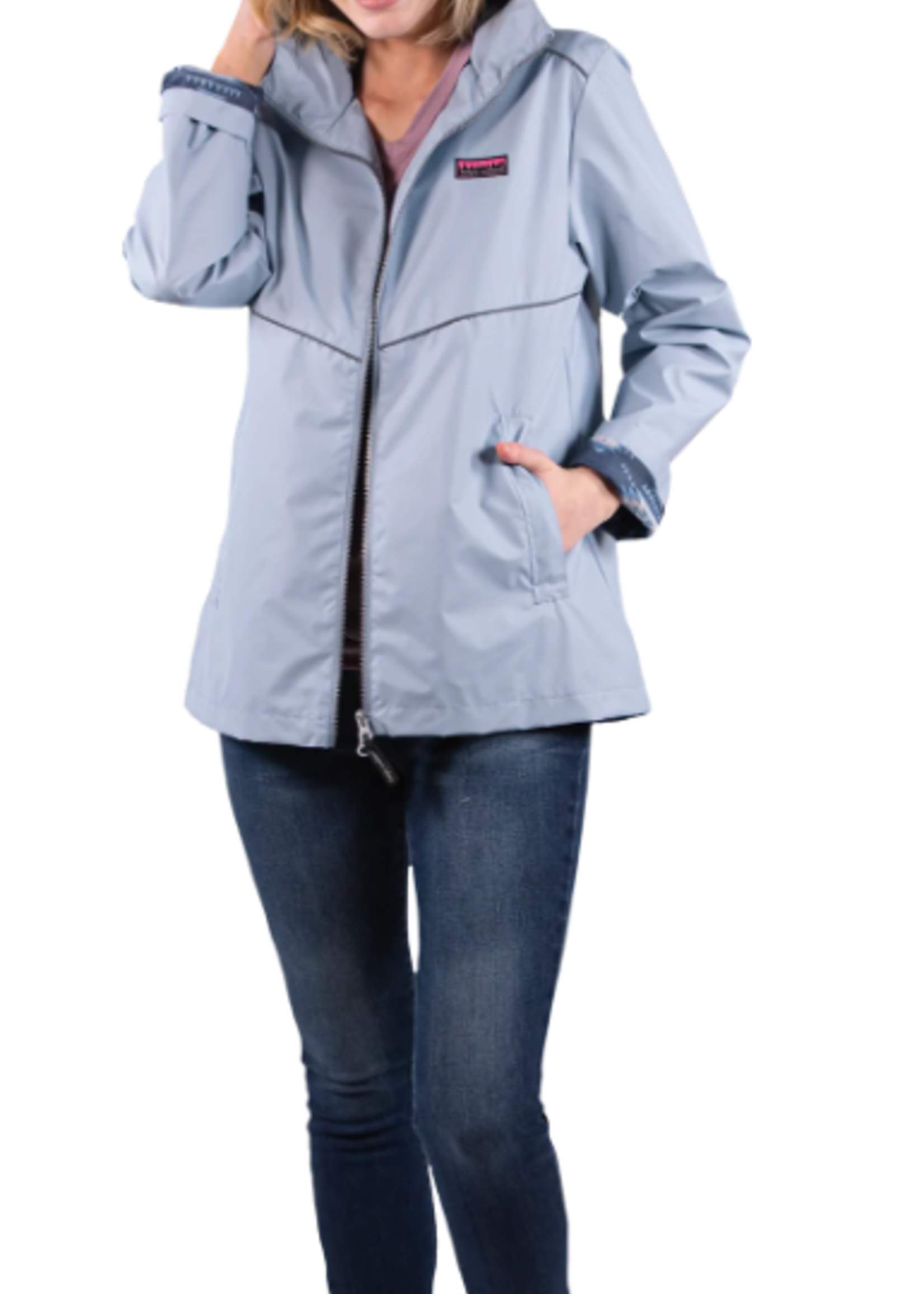 Simply Southern Simply Southern Rain Jacket - Leaf