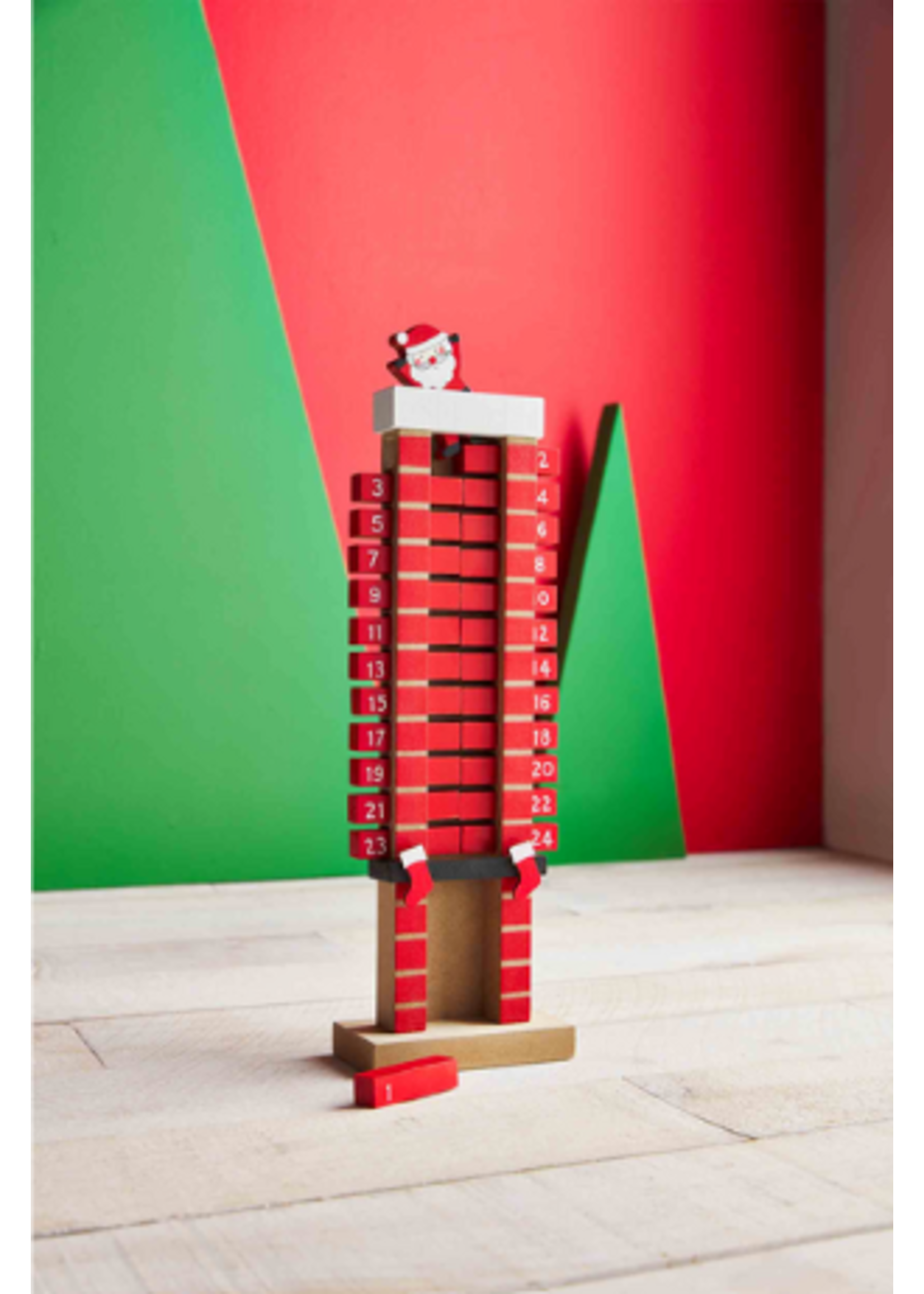 Mud Pie Santa Chimney Advent