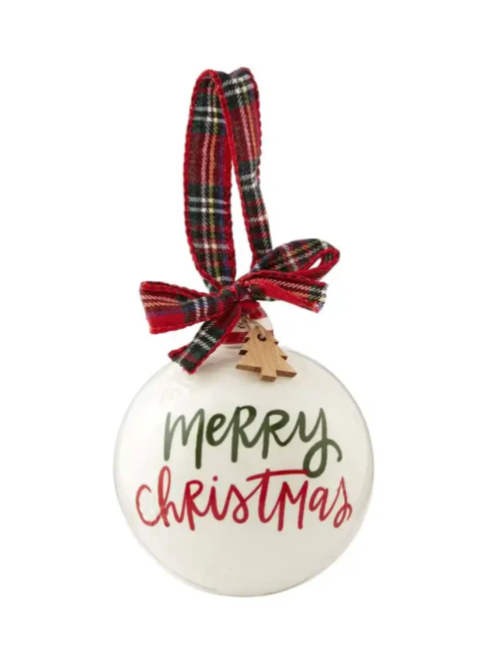 Mud Pie Merry Christmas Ornament