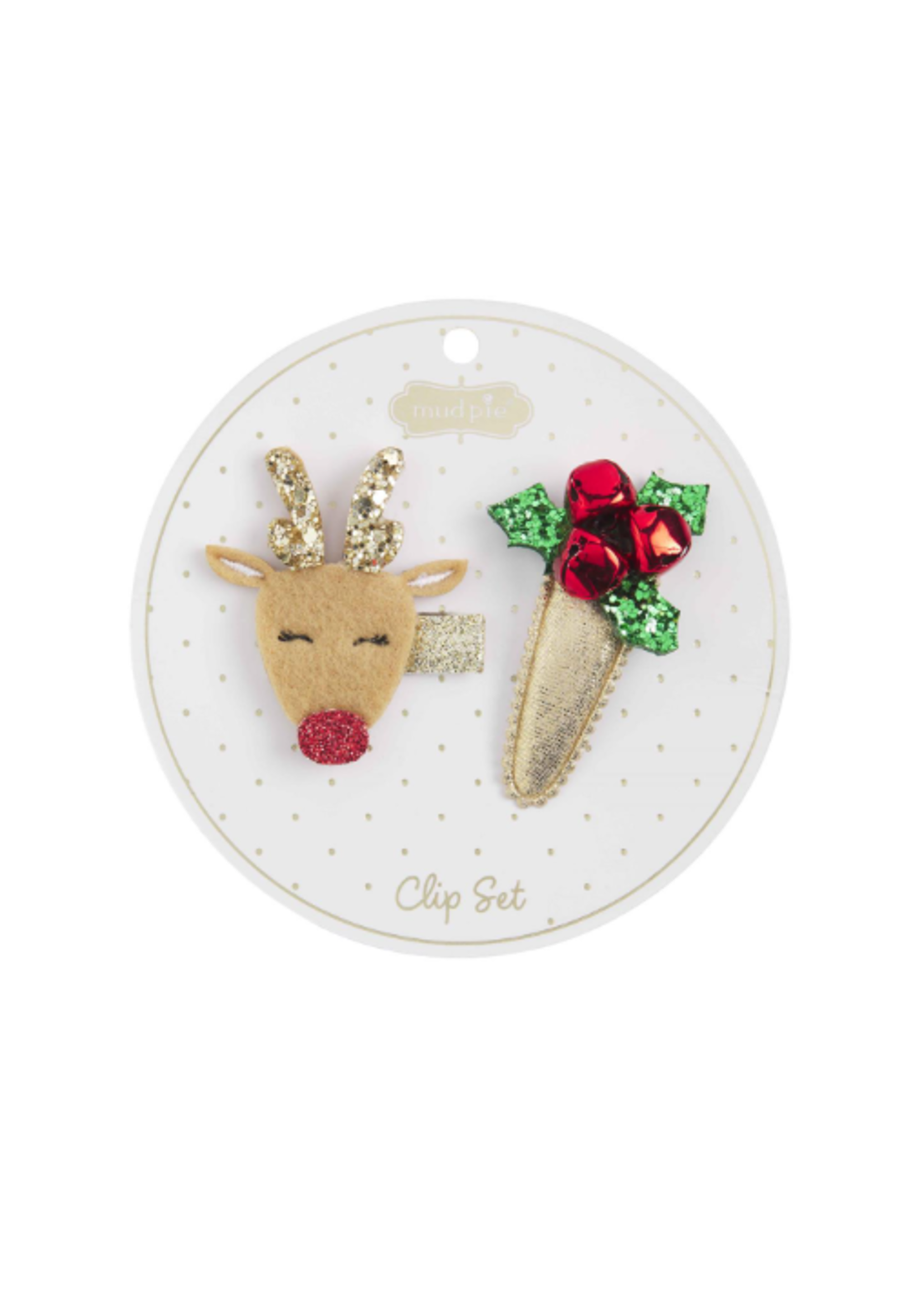 Mud Pie Christmas Hair Clips