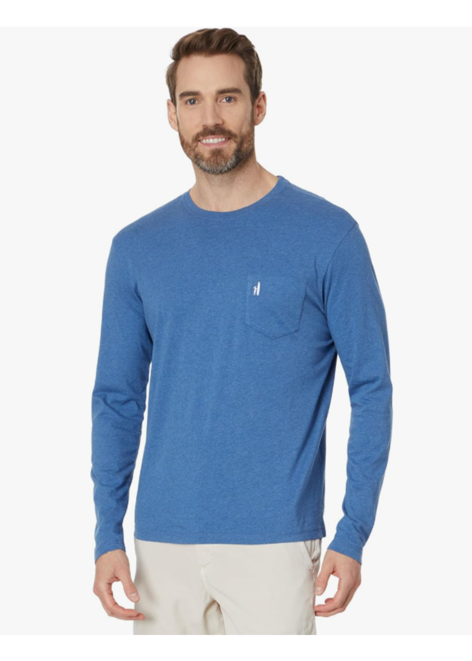 Johnnie-O Heathered Brennan Long Sleeve T-Shirt