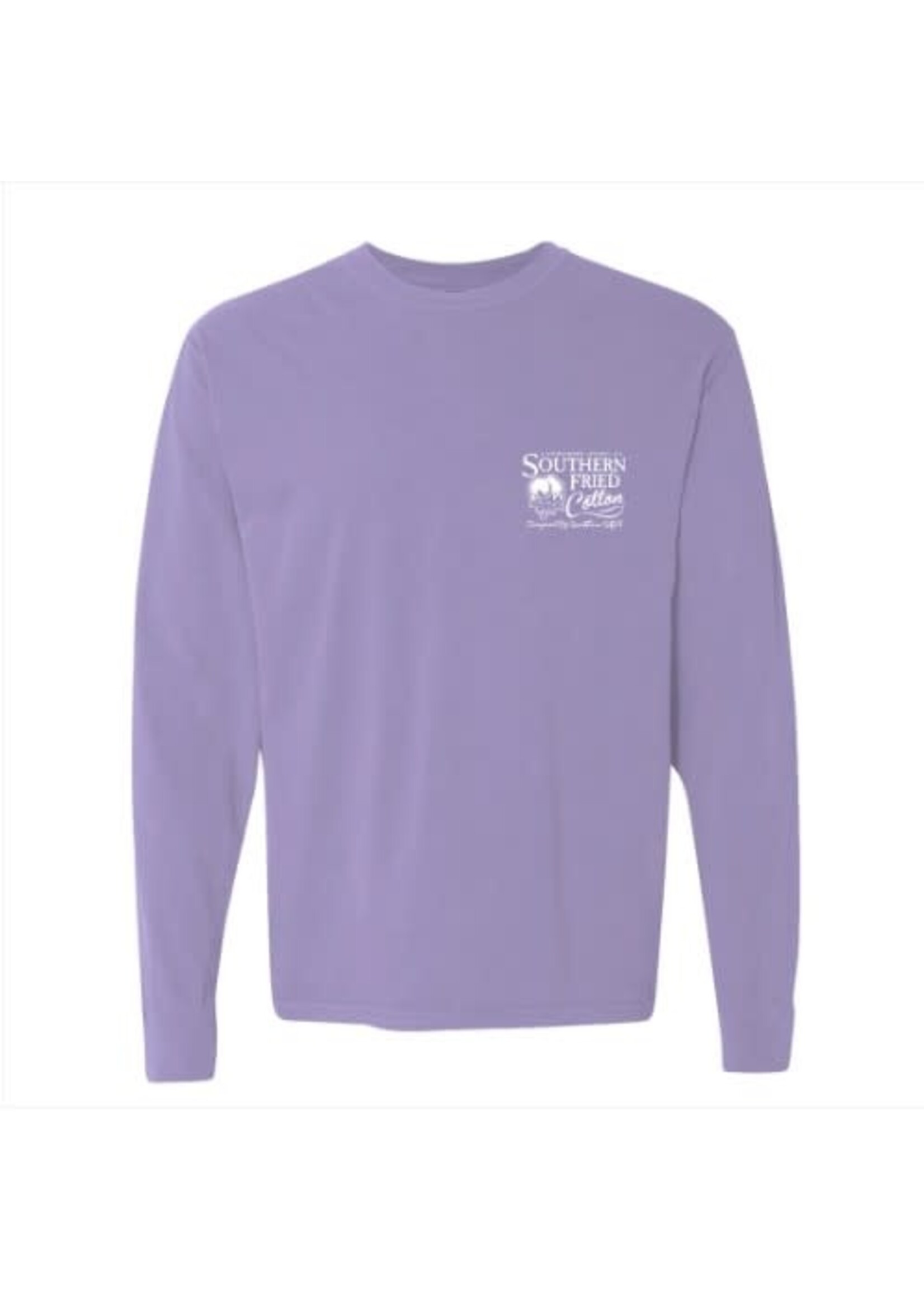 Southern Fried Cotton Happy Camper L/S Tee