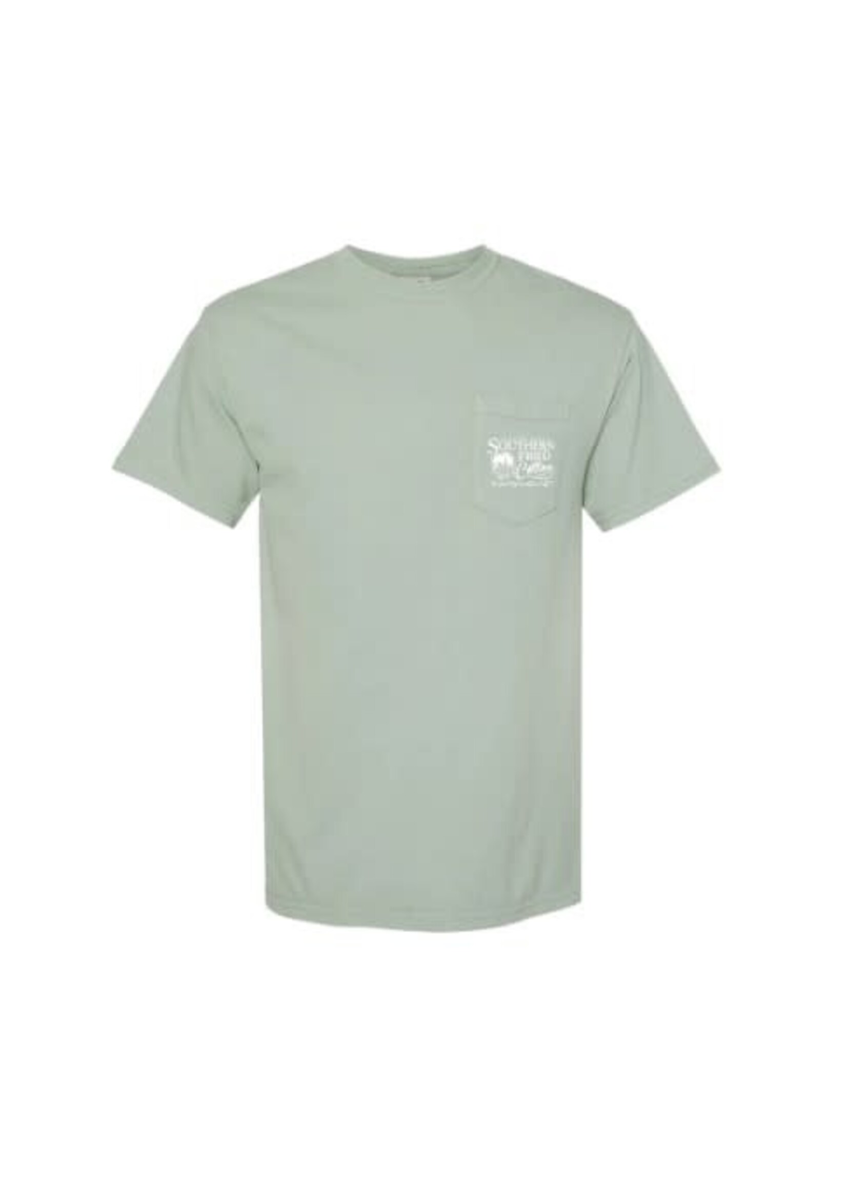 Southern Fried Cotton Paisley Cow Tee