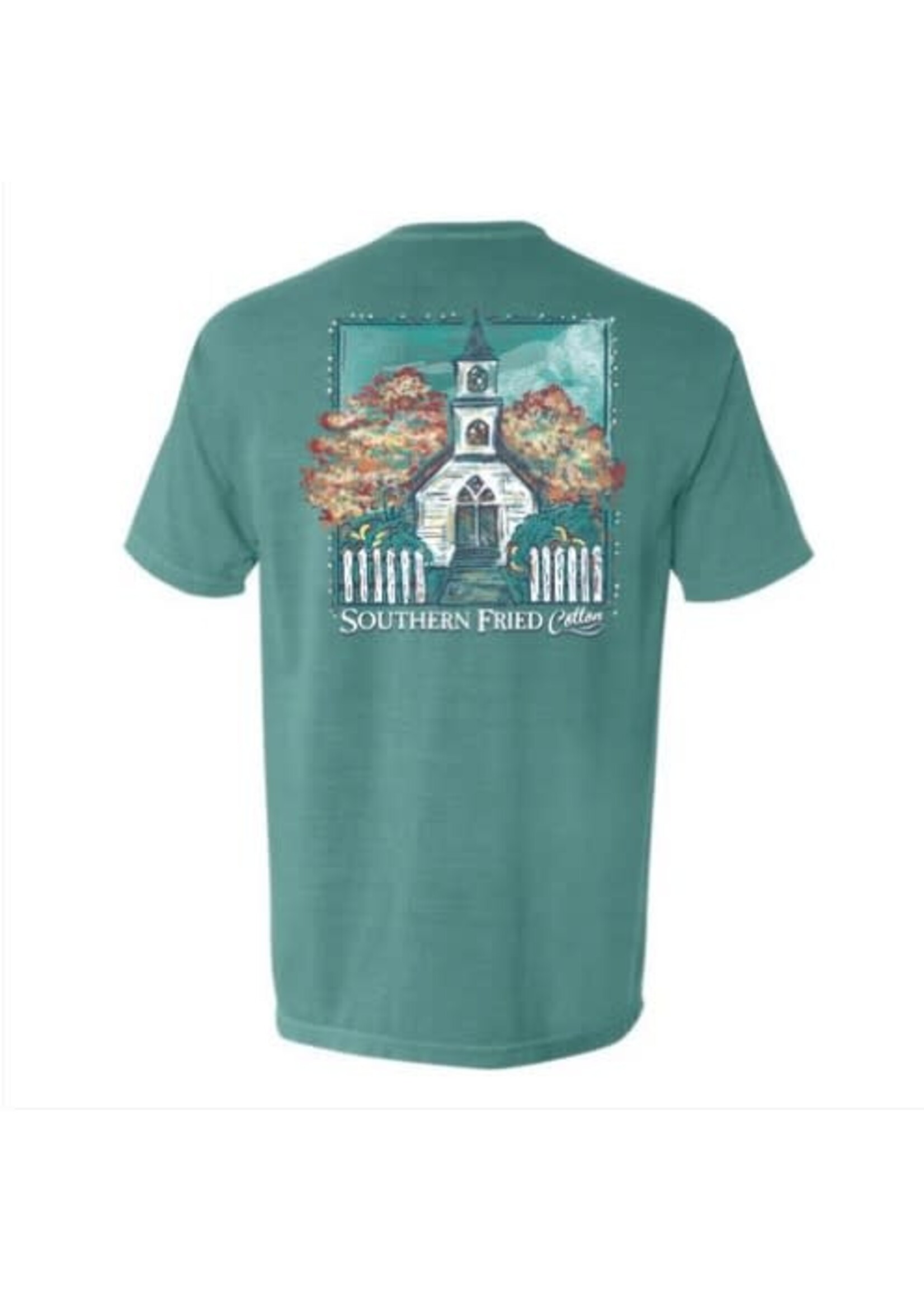 Southern Fried Cotton Little White Church s/s Tee