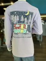 Southern Fried Cotton Happy Camper L/S Tee